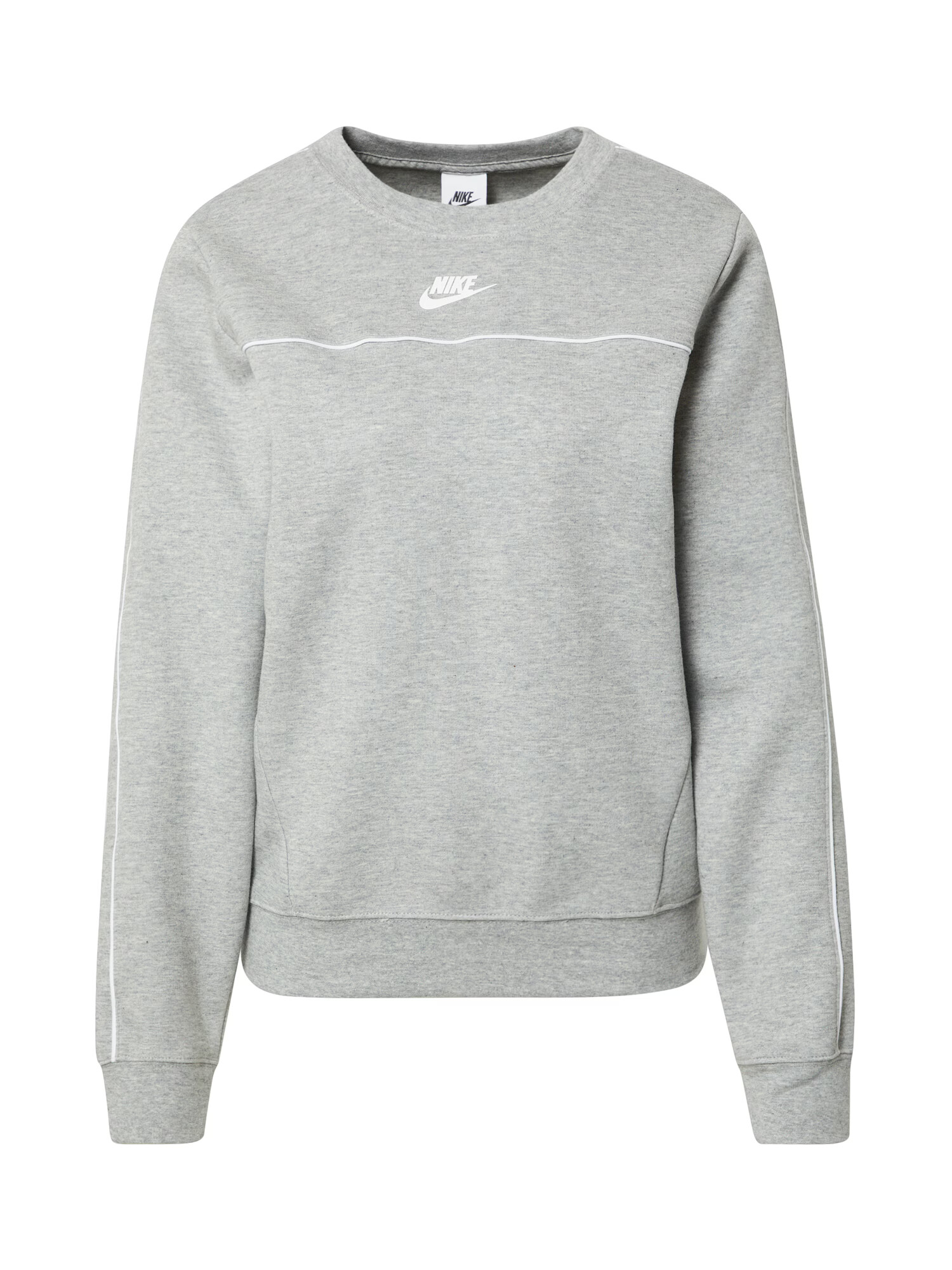 Nike Sportswear Μπλούζα φούτερ γκρι / λευκό - Pepit.gr