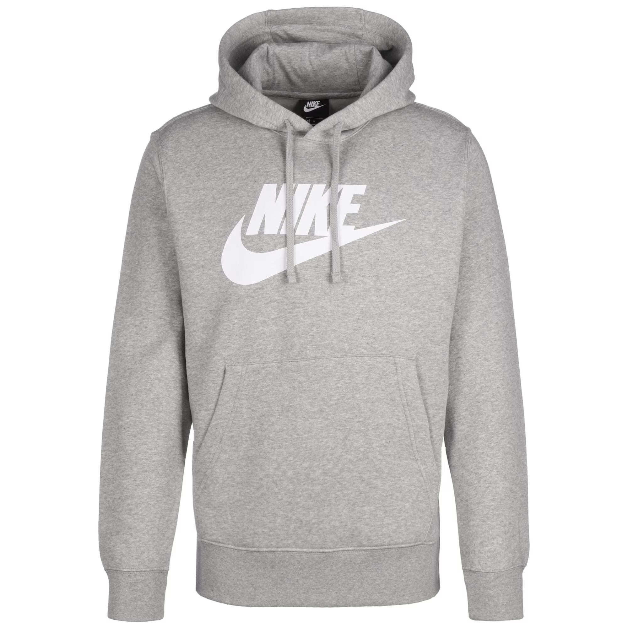 Nike Sportswear Μπλούζα φούτερ 'Club Fleece' γκρι / λευκό - Pepit.gr