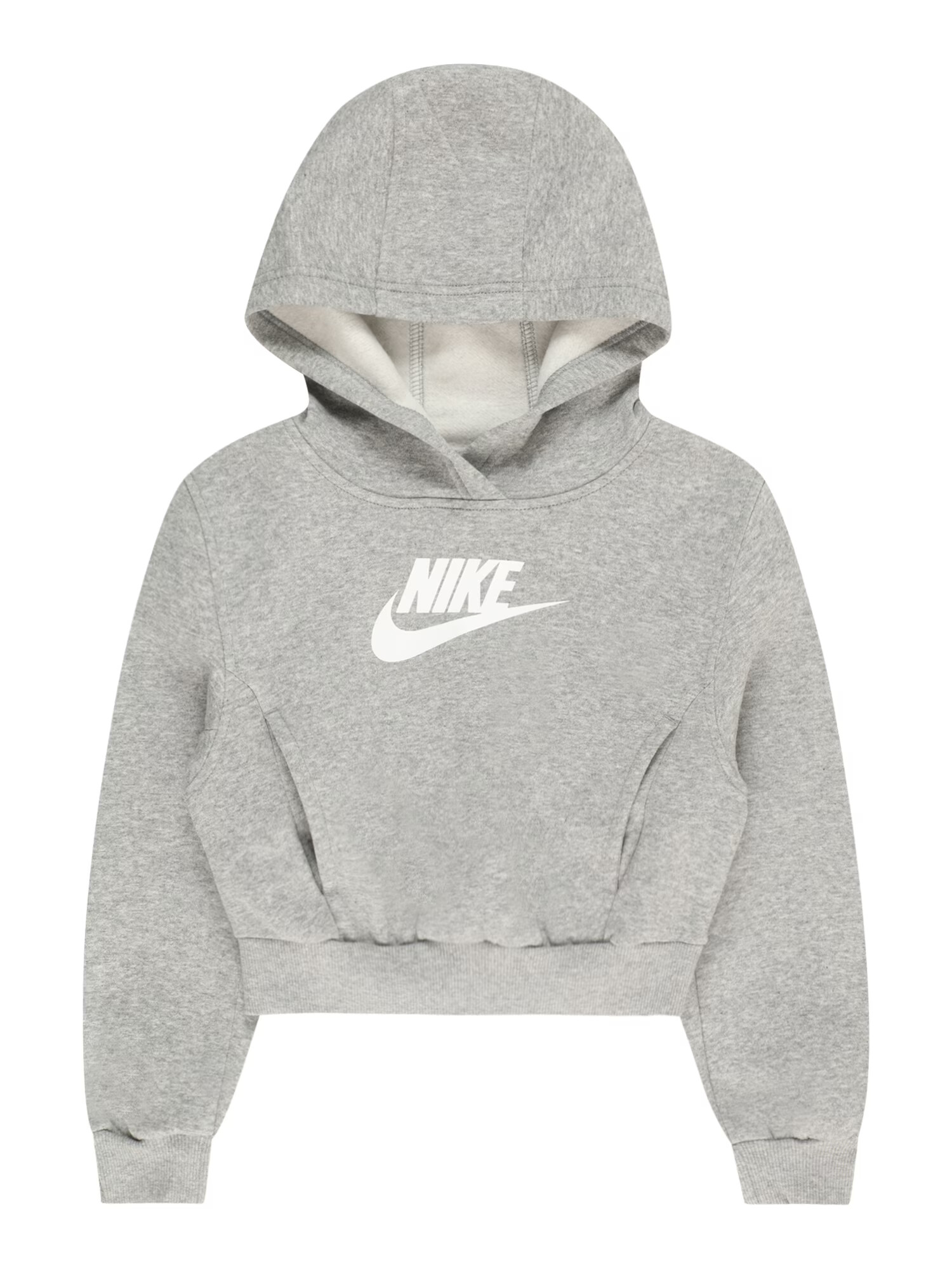 Nike Sportswear Μπλούζα φούτερ γκρι / λευκό - Pepit.gr