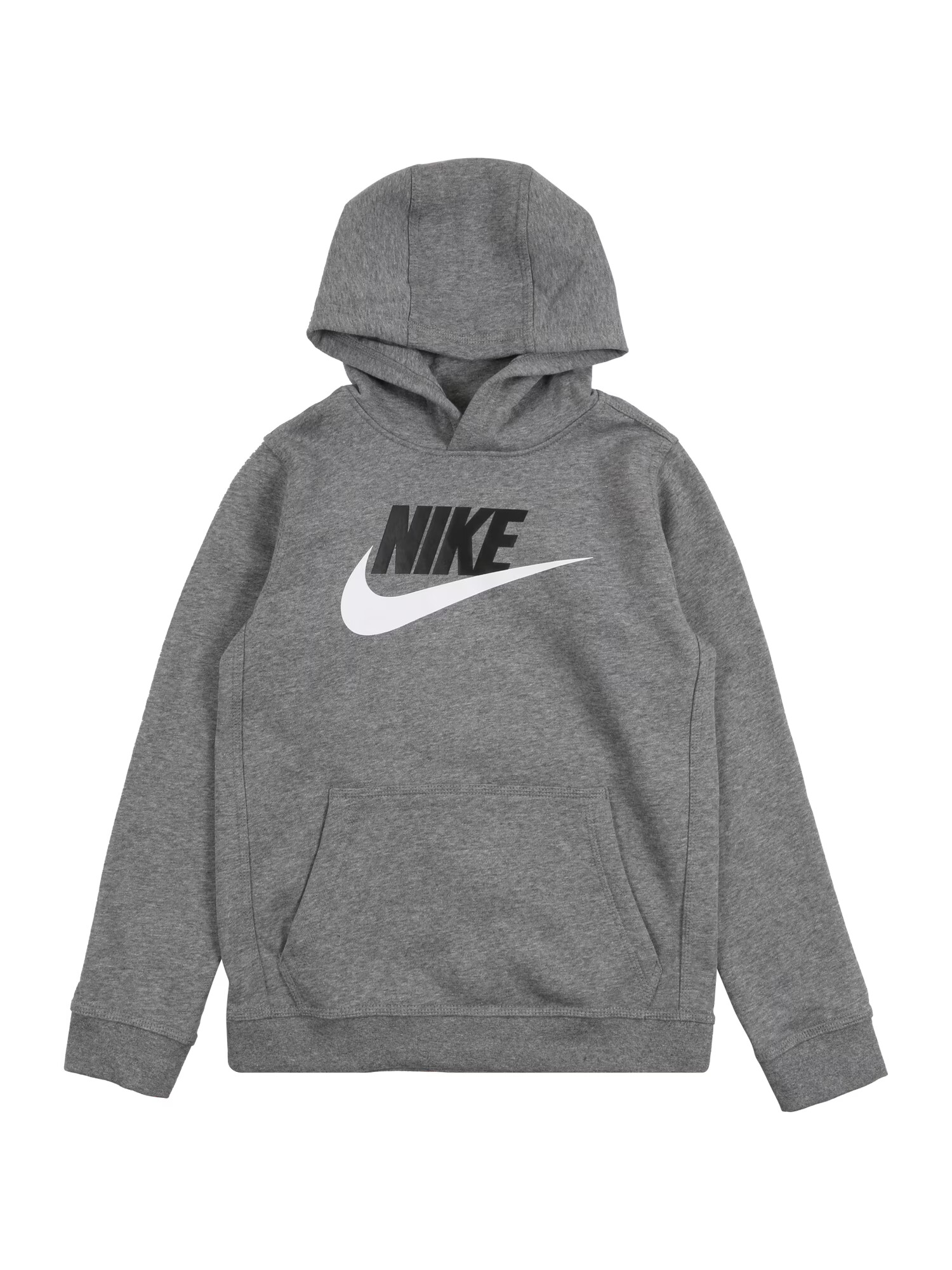 Nike Sportswear Μπλούζα φούτερ γκρι / μαύρο / λευκό - Pepit.gr