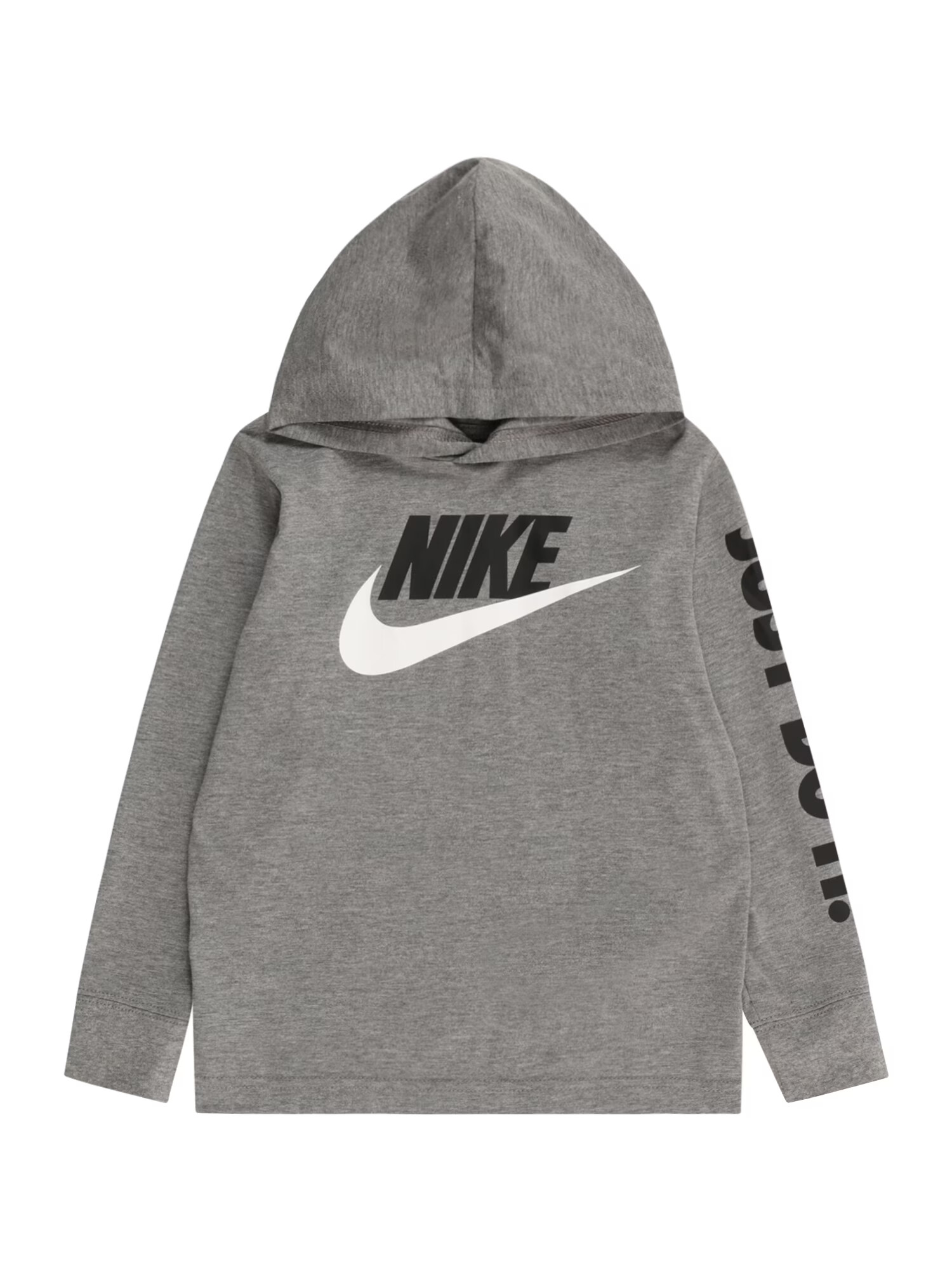 Nike Sportswear Μπλούζα φούτερ γκρι / μαύρο / λευκό - Pepit.gr