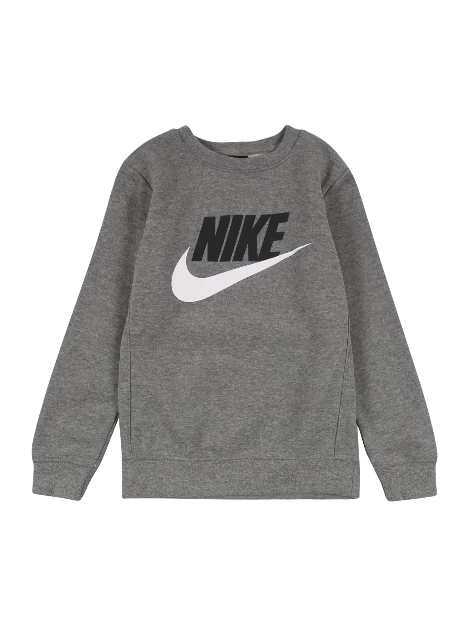 Nike Sportswear Μπλούζα φούτερ γκρι / μαύρο / λευκό - Pepit.gr