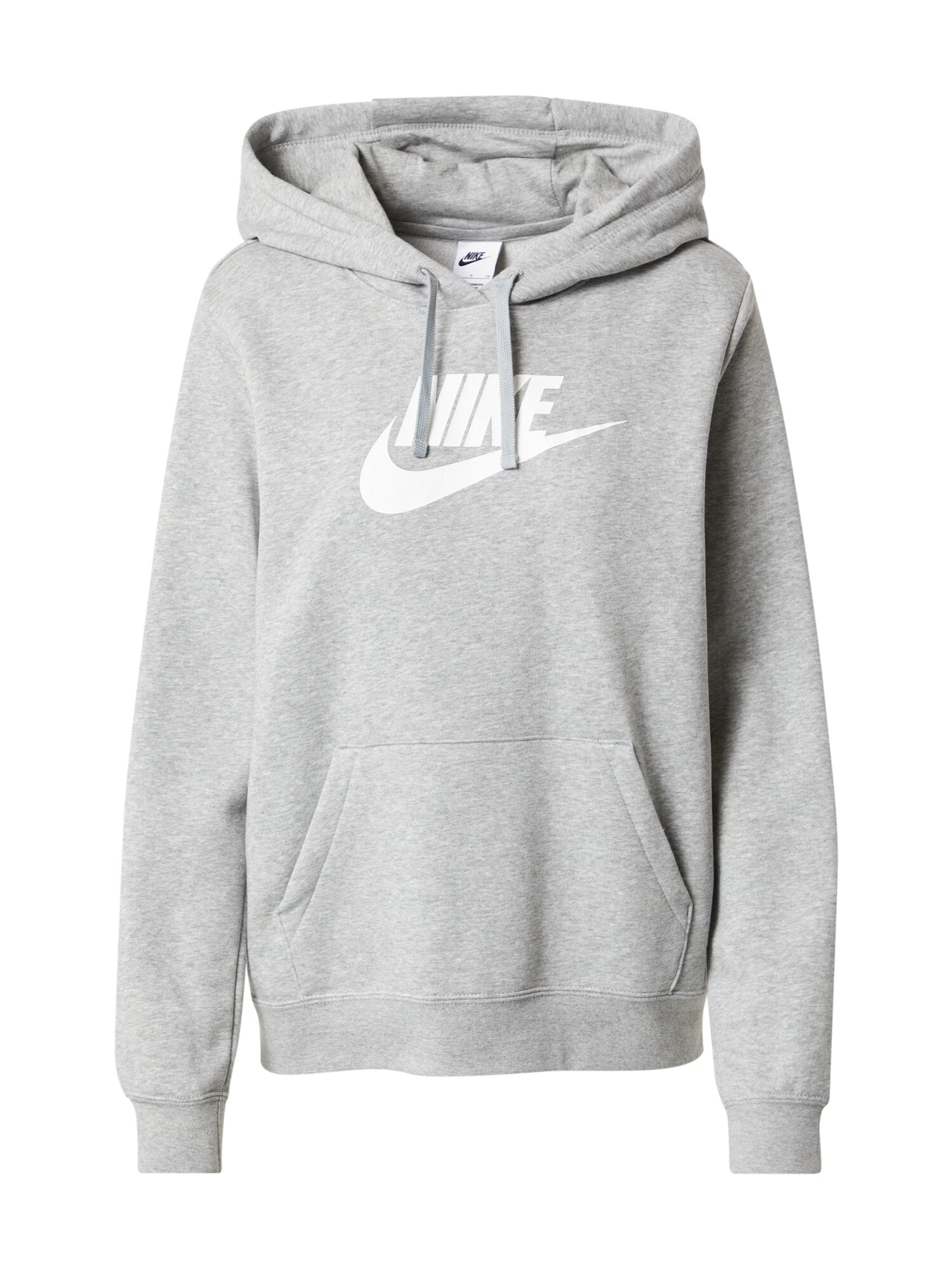 Nike Sportswear Μπλούζα φούτερ γκρι μελανζέ / λευκό - Pepit.gr