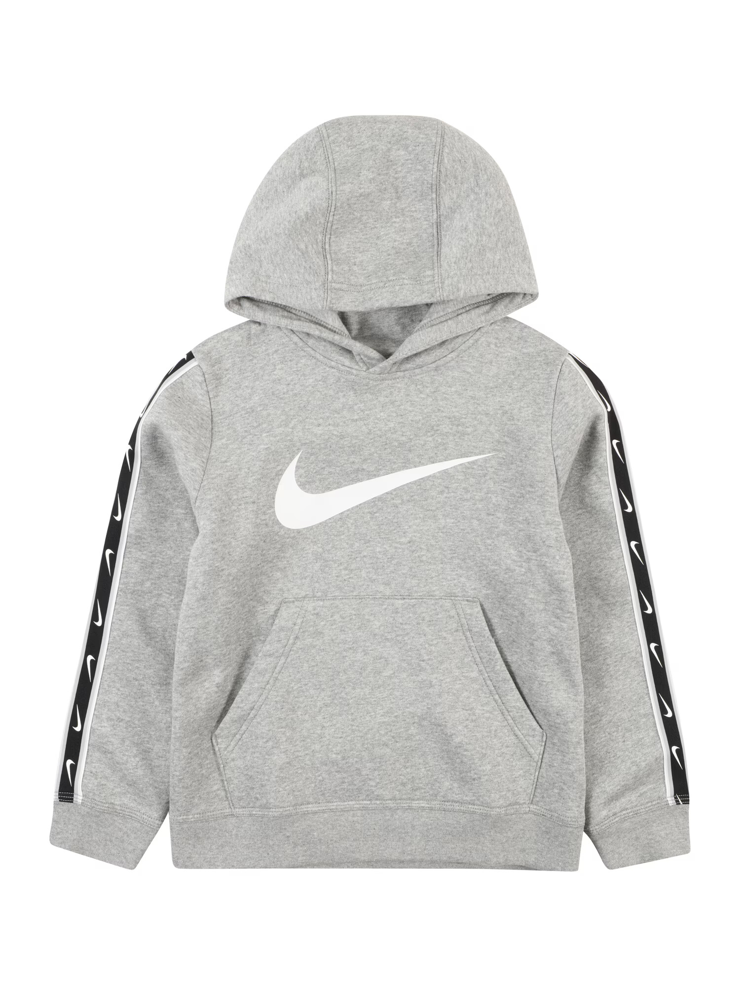 Nike Sportswear Μπλούζα φούτερ γκρι μελανζέ / μαύρο / λευκό - Pepit.gr