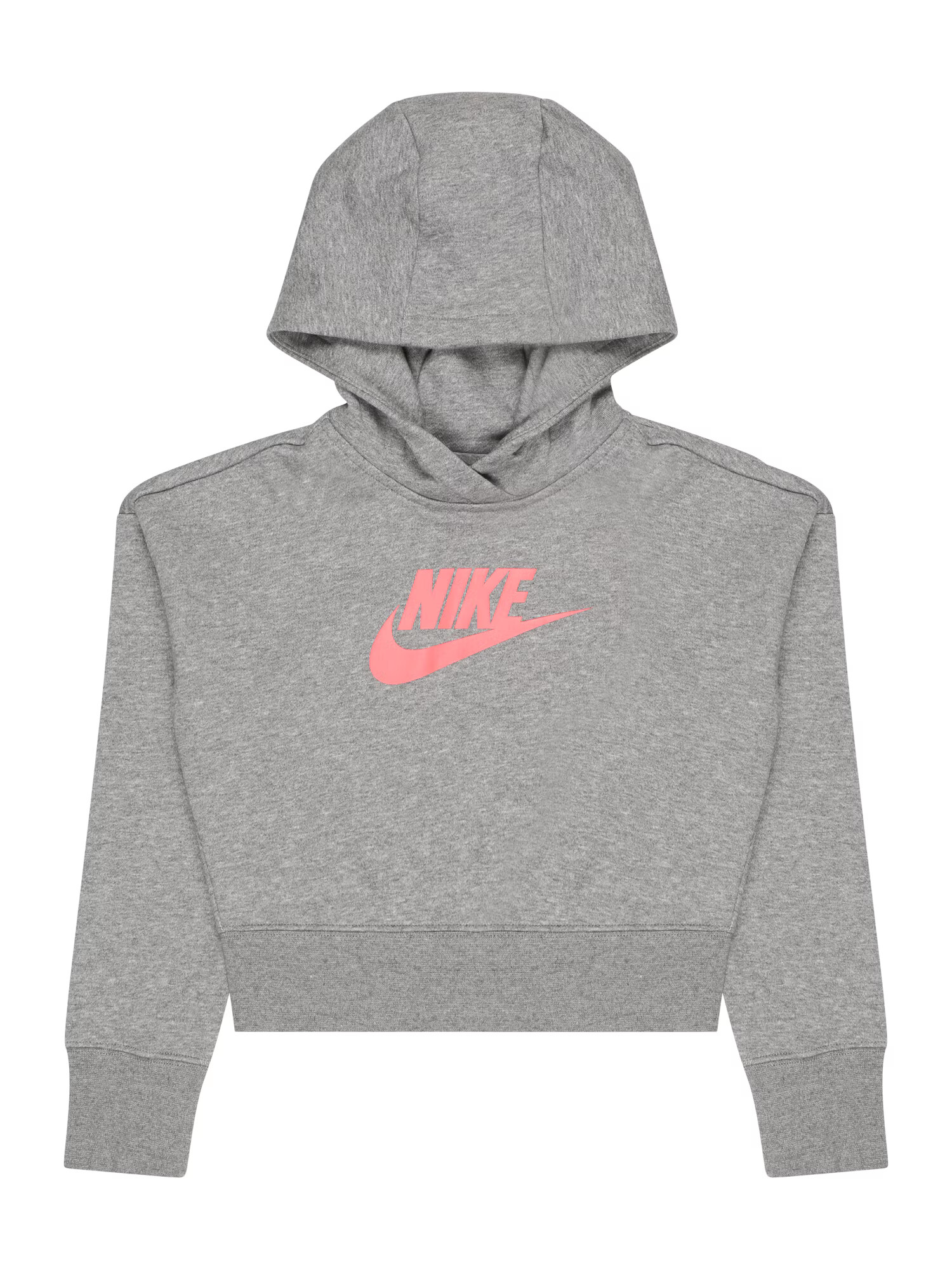 Nike Sportswear Μπλούζα φούτερ γκρι / σομόν - Pepit.gr