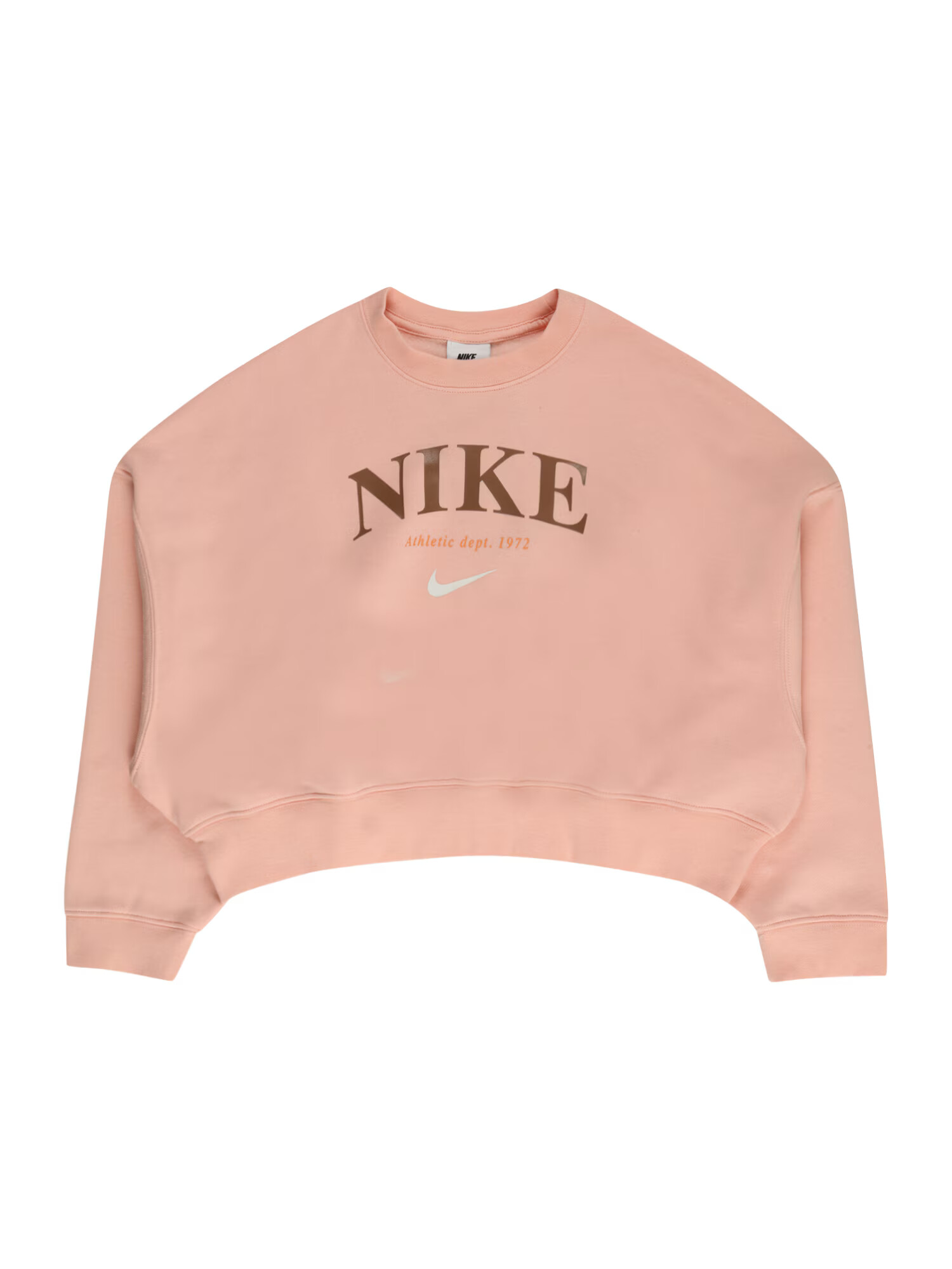 Nike Sportswear Μπλούζα φούτερ καφέ / μανταρινί / σομόν - Pepit.gr