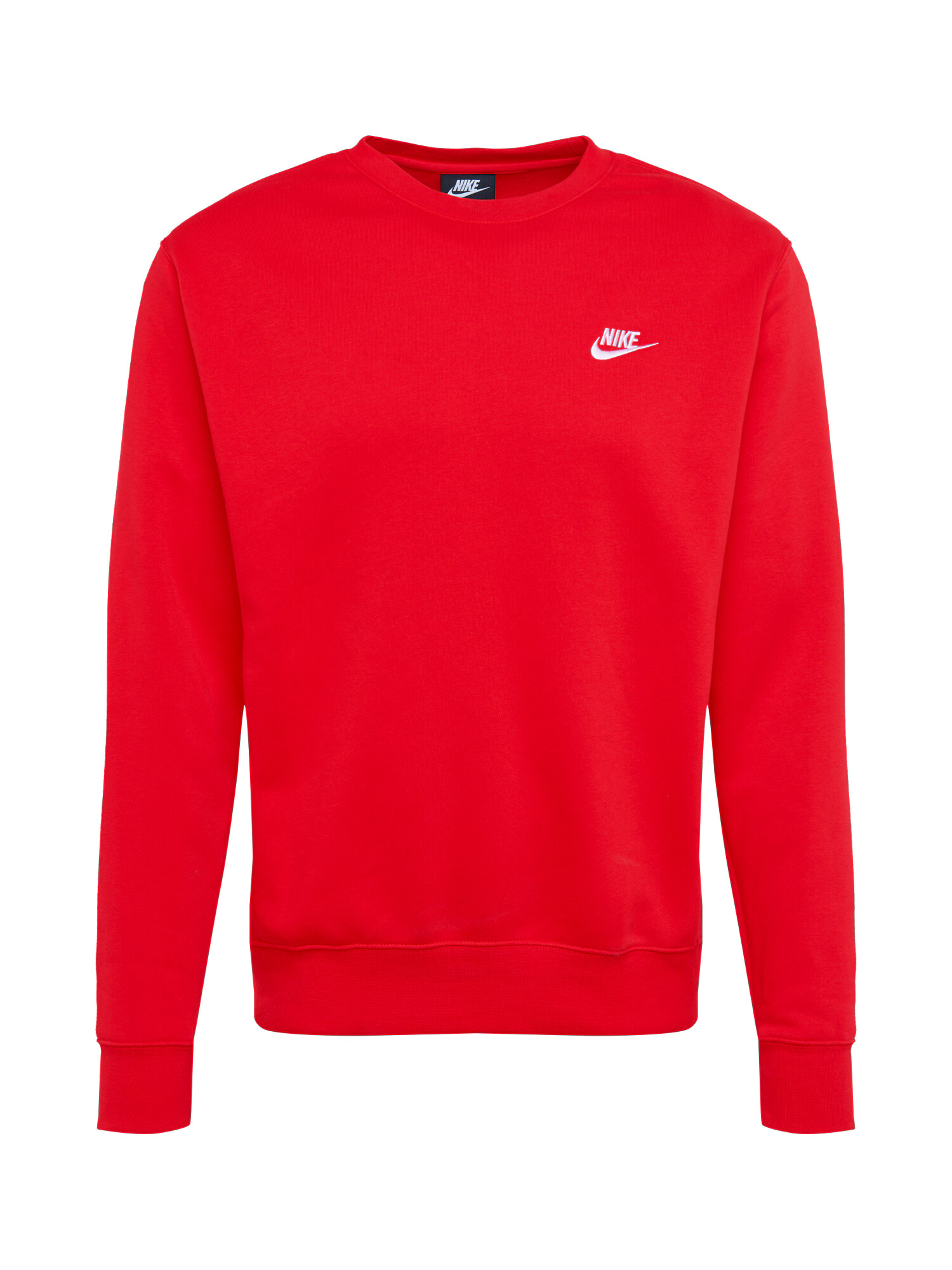 Nike Sportswear Μπλούζα φούτερ 'Club Fleece' κόκκινο / λευκό - Pepit.gr