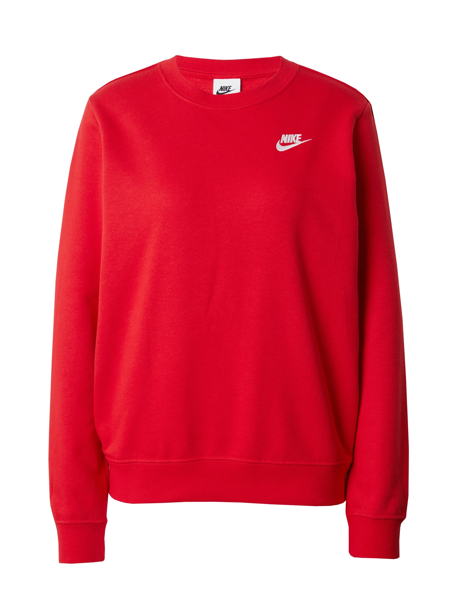 Nike Sportswear Μπλούζα φούτερ 'Club Fleece' κόκκινο / λευκό - Pepit.gr