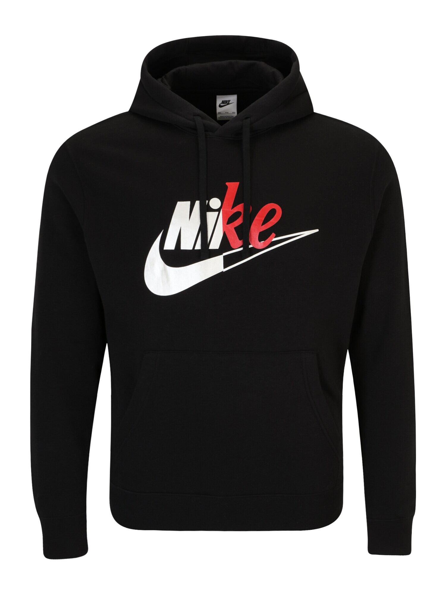 Nike Sportswear Μπλούζα φούτερ κόκκινο / μαύρο / λευκό - Pepit.gr