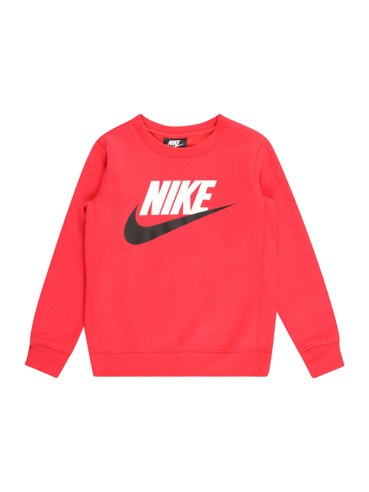 Nike Sportswear Μπλούζα φούτερ κόκκινο νέον / μαύρο / λευκό - Pepit.gr