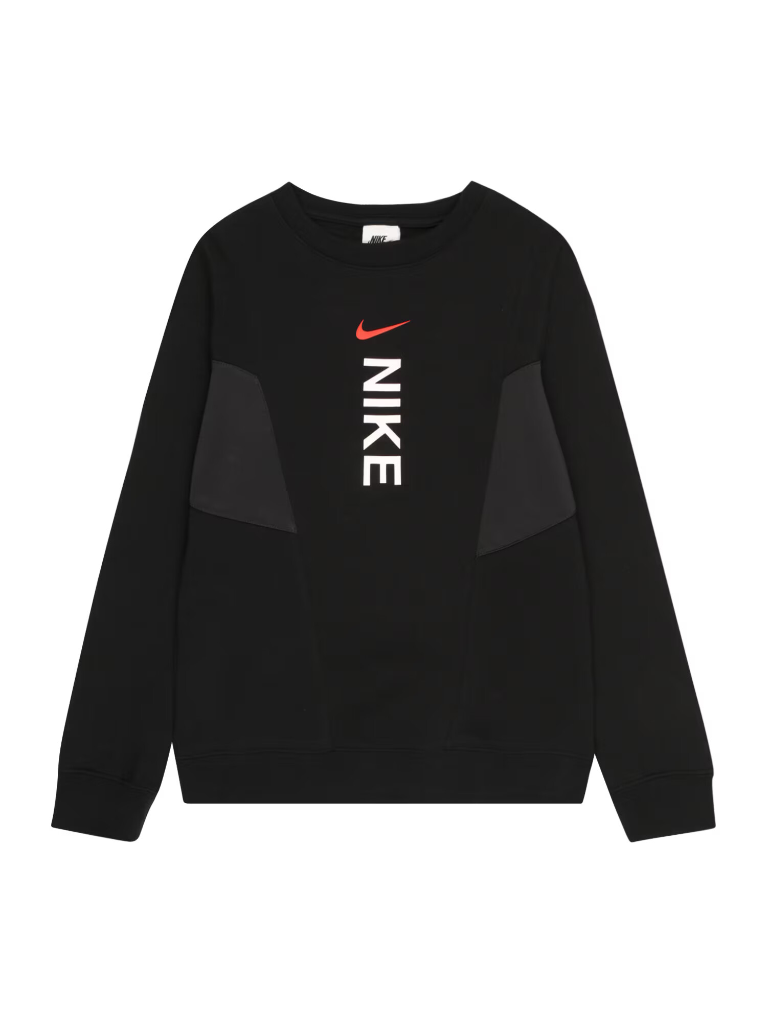 Nike Sportswear Μπλούζα φούτερ κόκκινο φωτιάς / μαύρο / λευκό - Pepit.gr