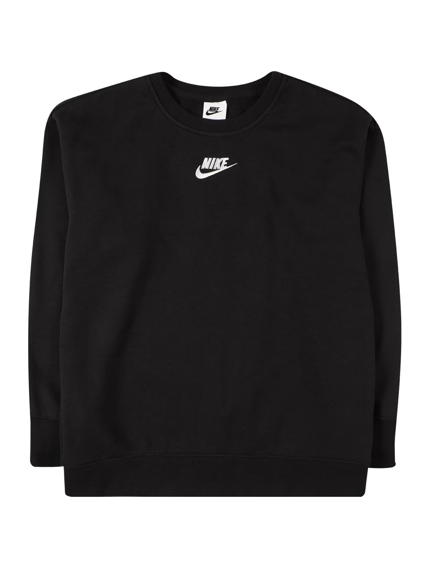 Nike Sportswear Μπλούζα φούτερ μαύρο / λευκό - Pepit.gr