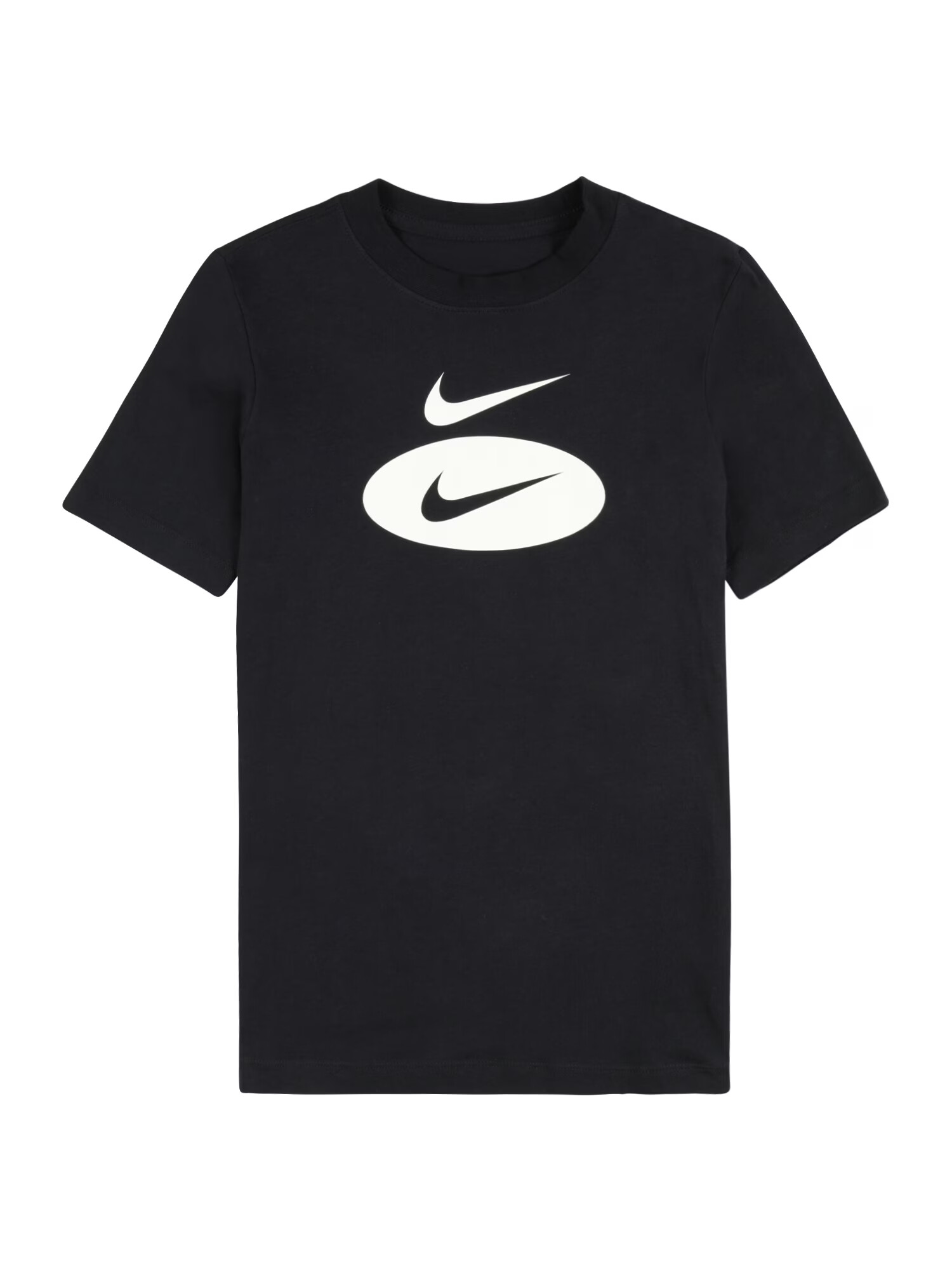 Nike Sportswear Μπλούζα φούτερ μαύρο / λευκό - Pepit.gr