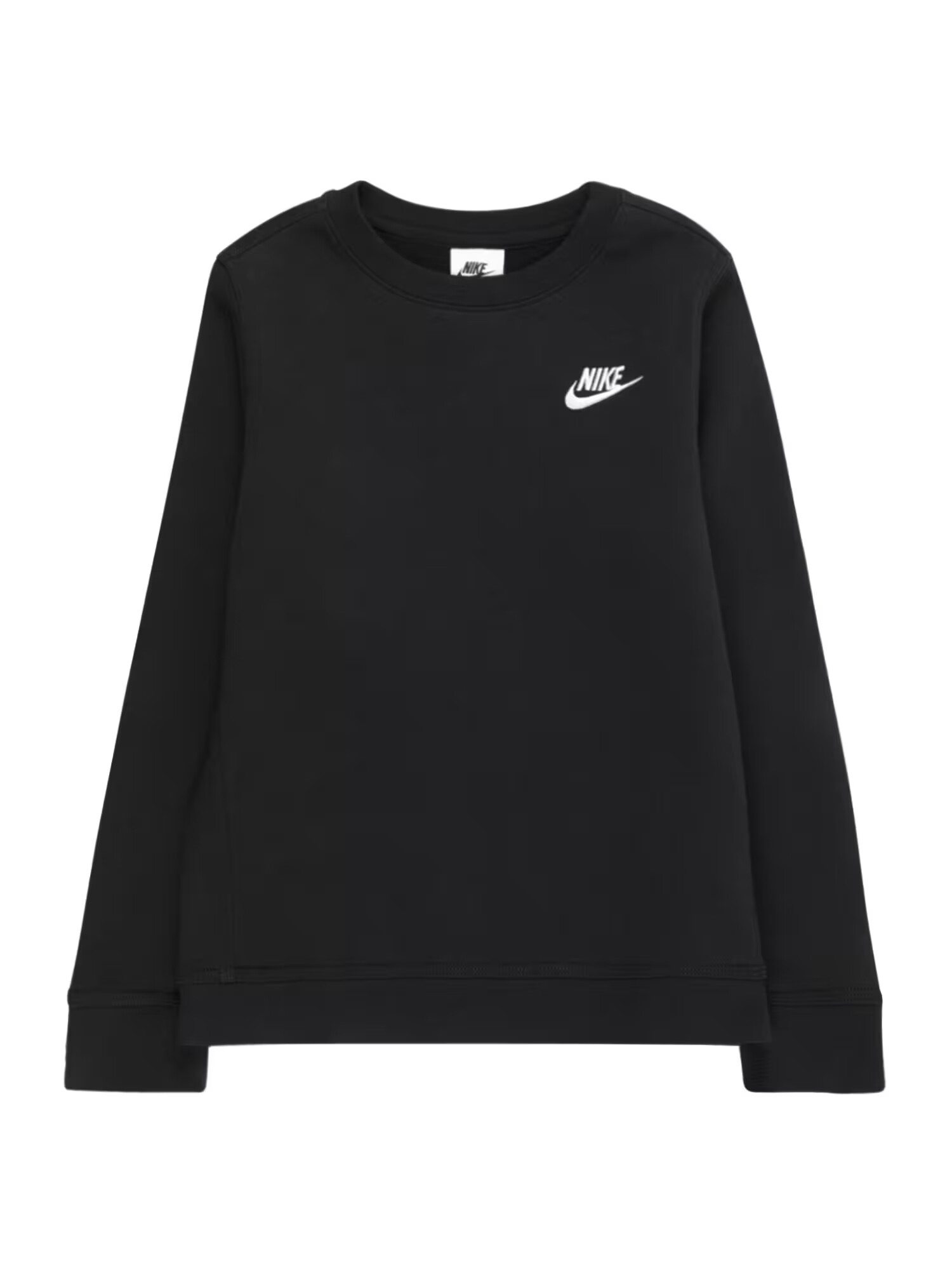 Nike Sportswear Μπλούζα φούτερ μαύρο / λευκό - Pepit.gr