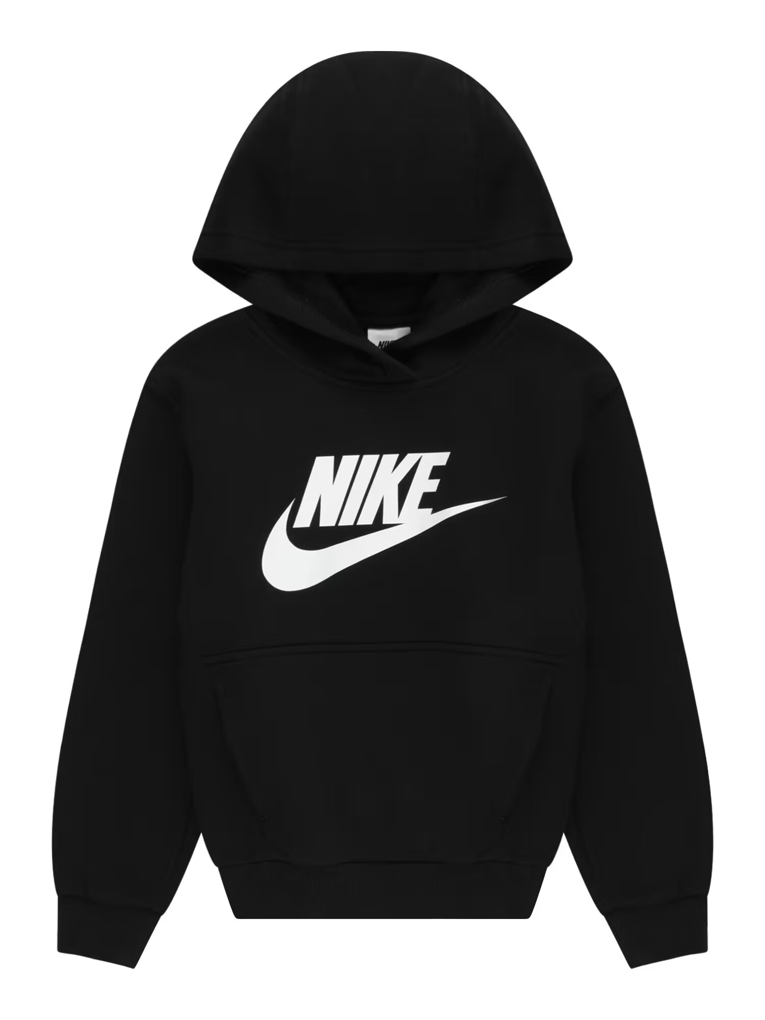 Nike Sportswear Μπλούζα φούτερ 'Club FLC' μαύρο / λευκό - Pepit.gr