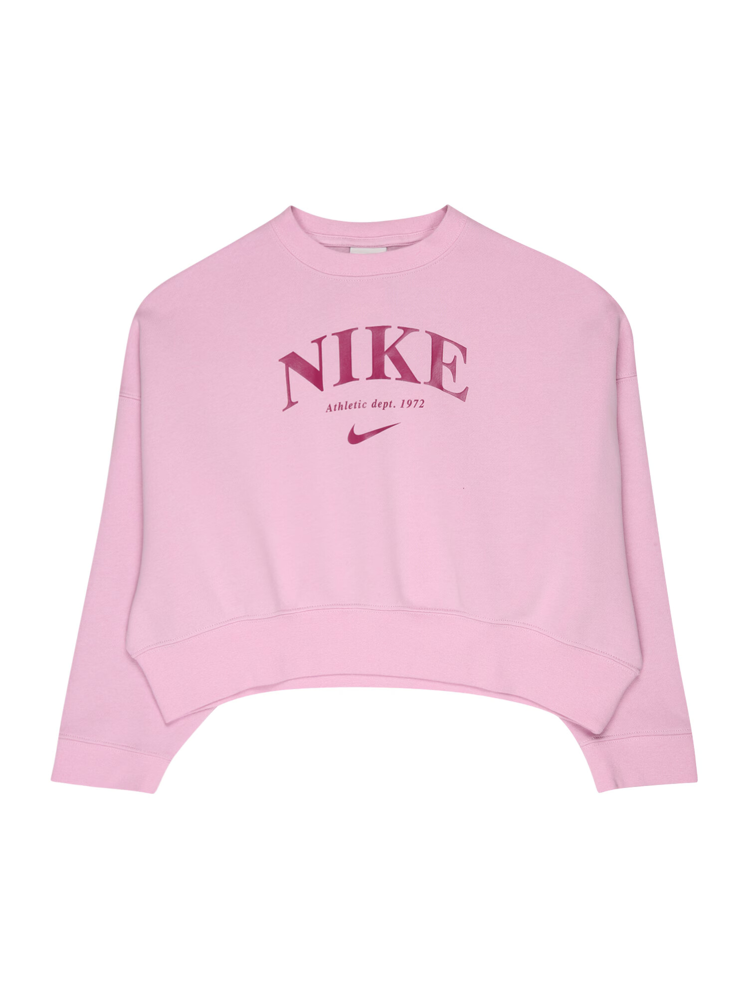 Nike Sportswear Μπλούζα φούτερ μούρο / ροζ παστέλ - Pepit.gr