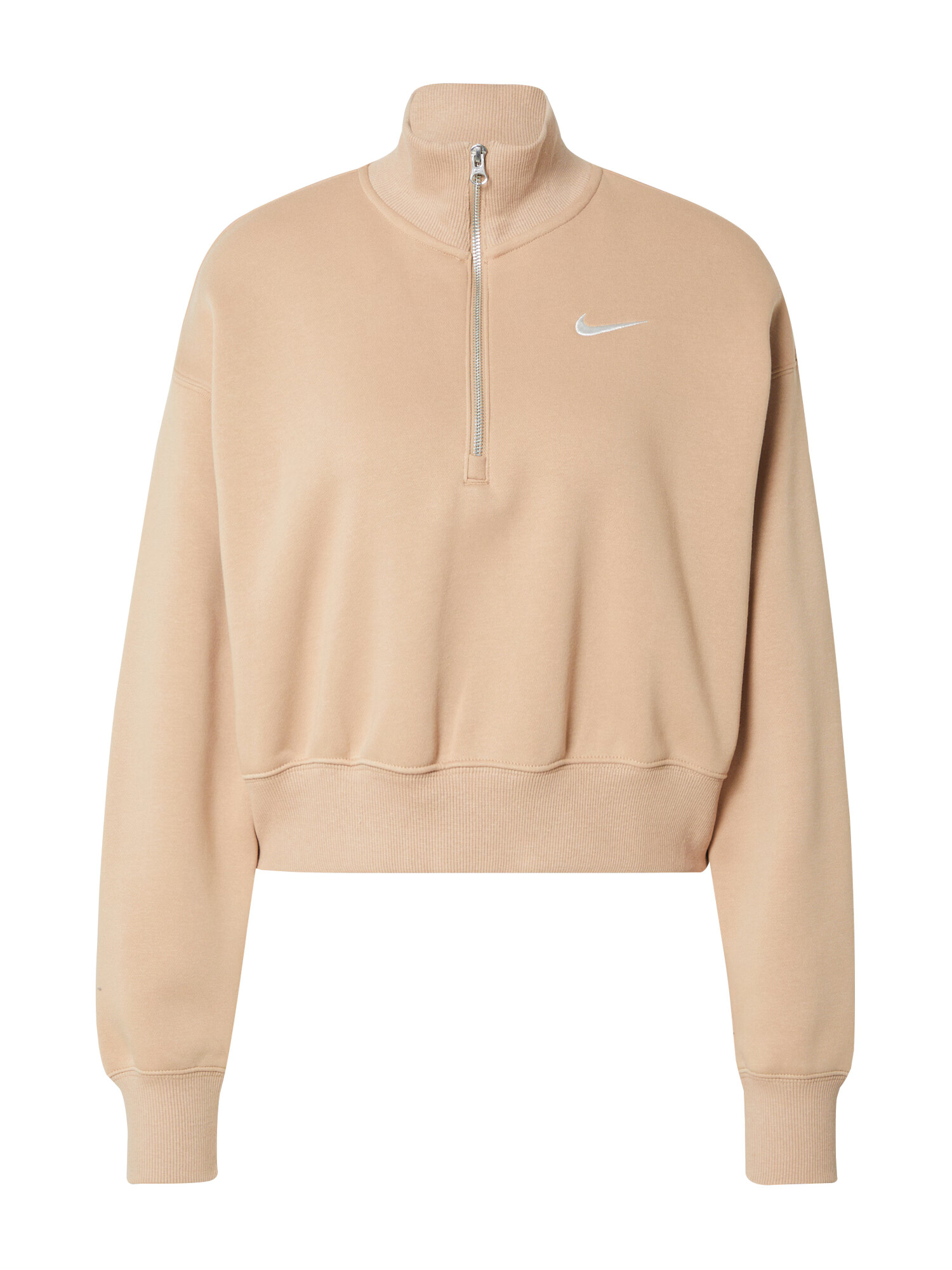 Nike Sportswear Μπλούζα φούτερ μπεζ / λευκό - Pepit.gr