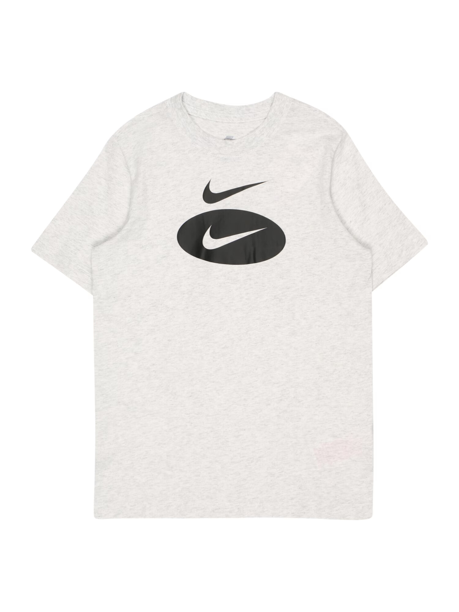 Nike Sportswear Μπλούζα φούτερ μπεζ μελανζέ / μαύρο - Pepit.gr