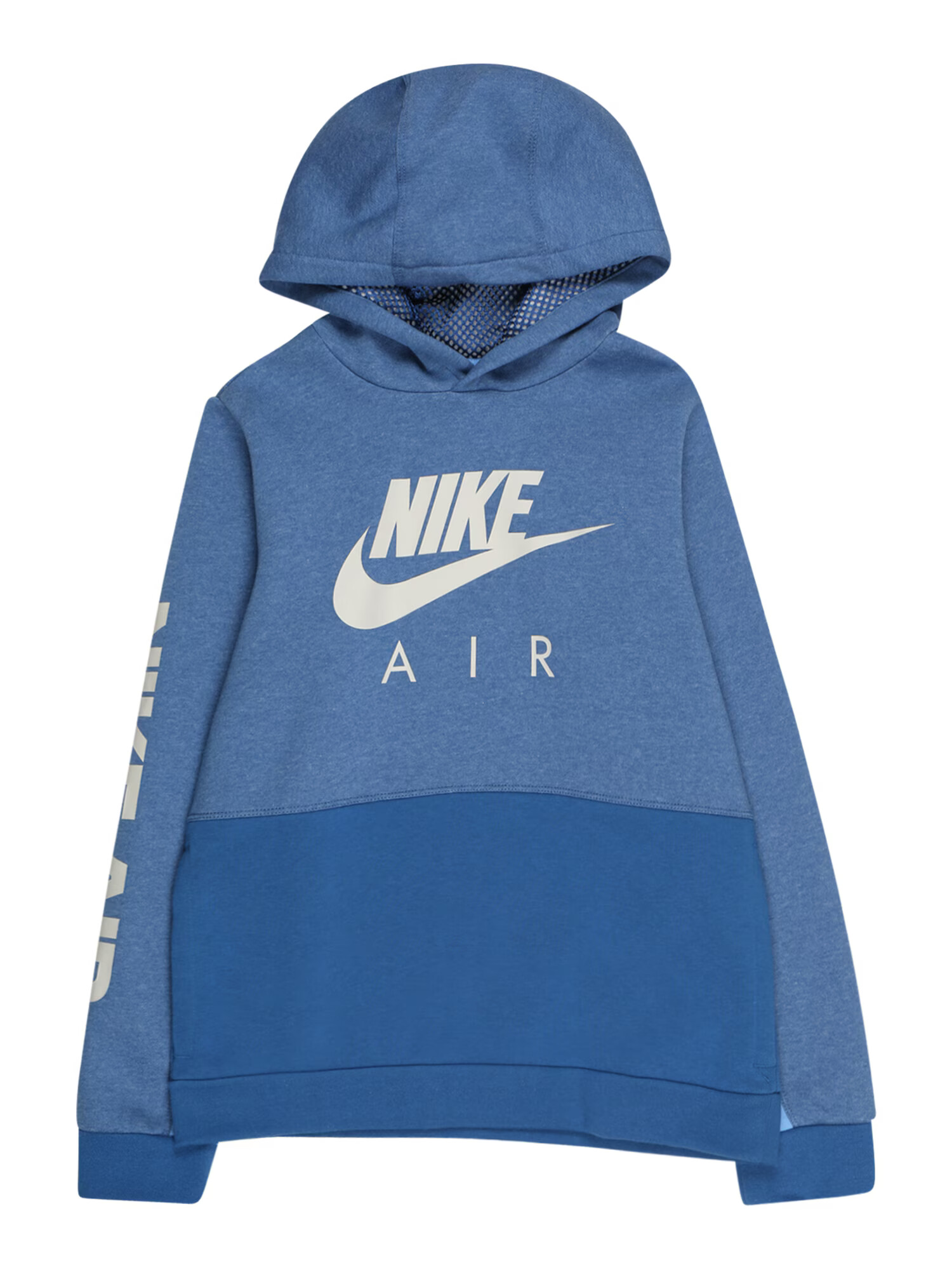 Nike Sportswear Μπλούζα φούτερ μπλε / μπλε μελανζέ / λευκό - Pepit.gr