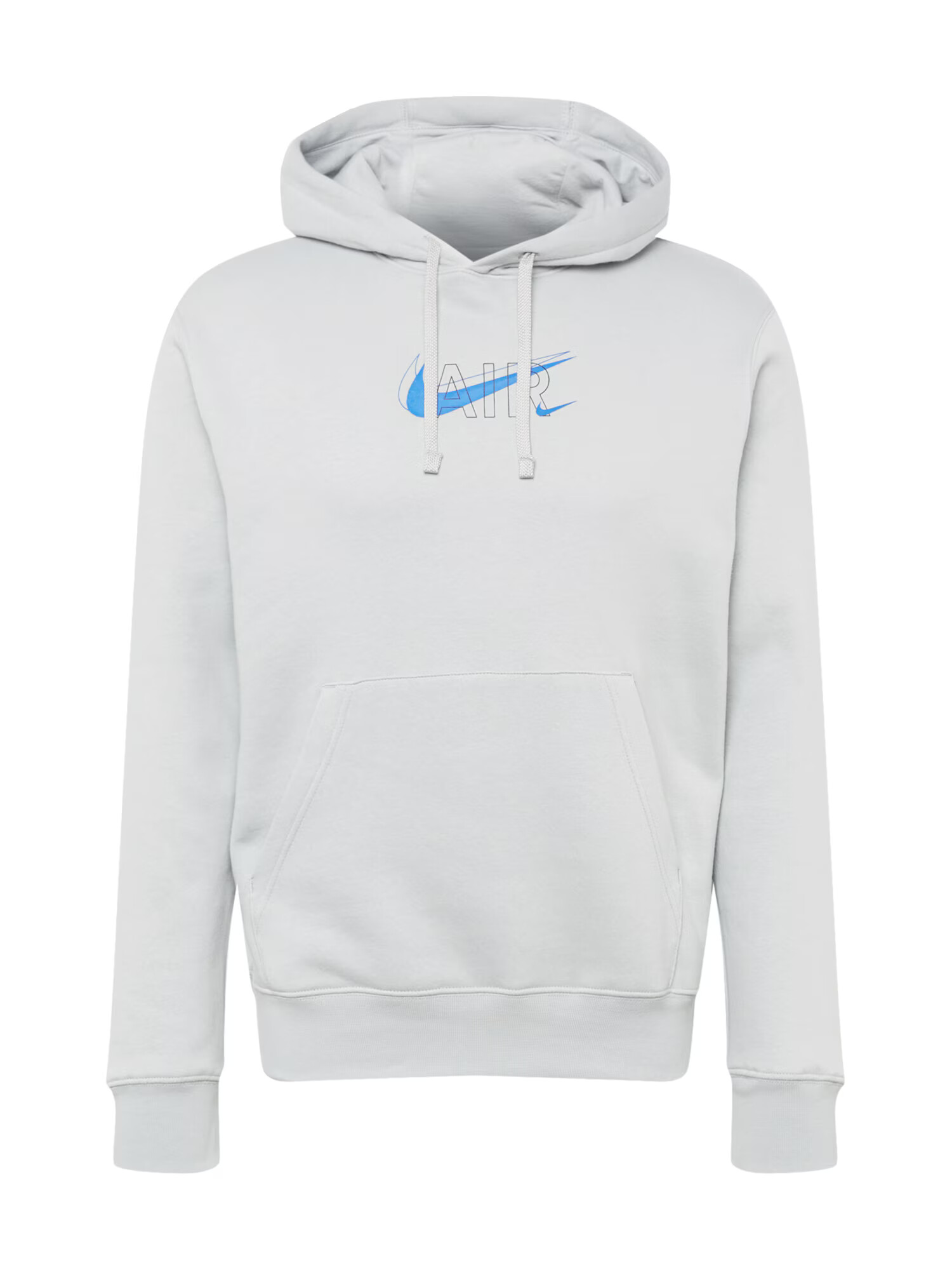 Nike Sportswear Μπλούζα φούτερ μπλε ουρανού / ανοικτό γκρι / μαύρο - Pepit.gr