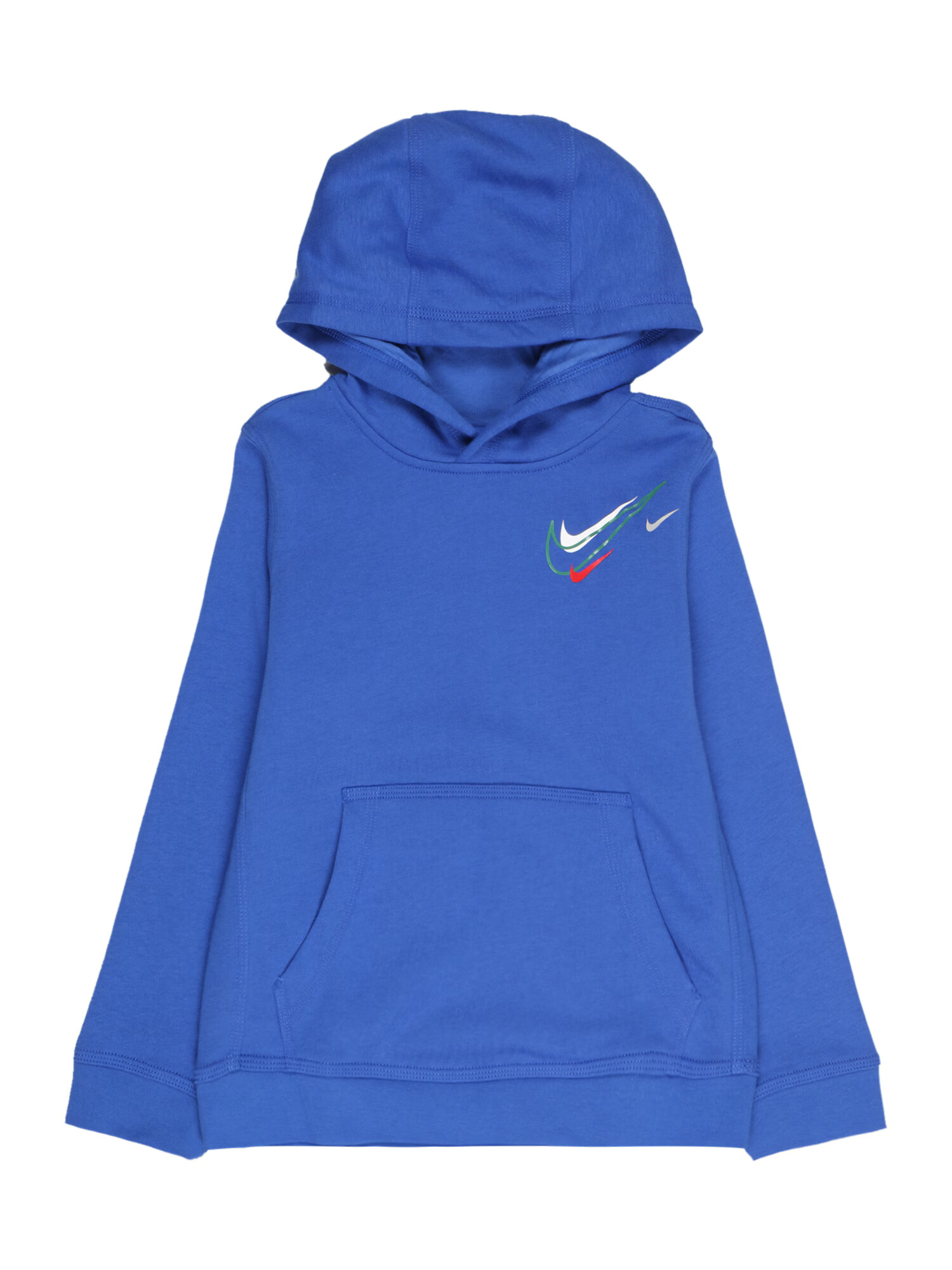 Nike Sportswear Μπλούζα φούτερ μπλε ρουά / πράσινο / κόκκινο / λευκό - Pepit.gr