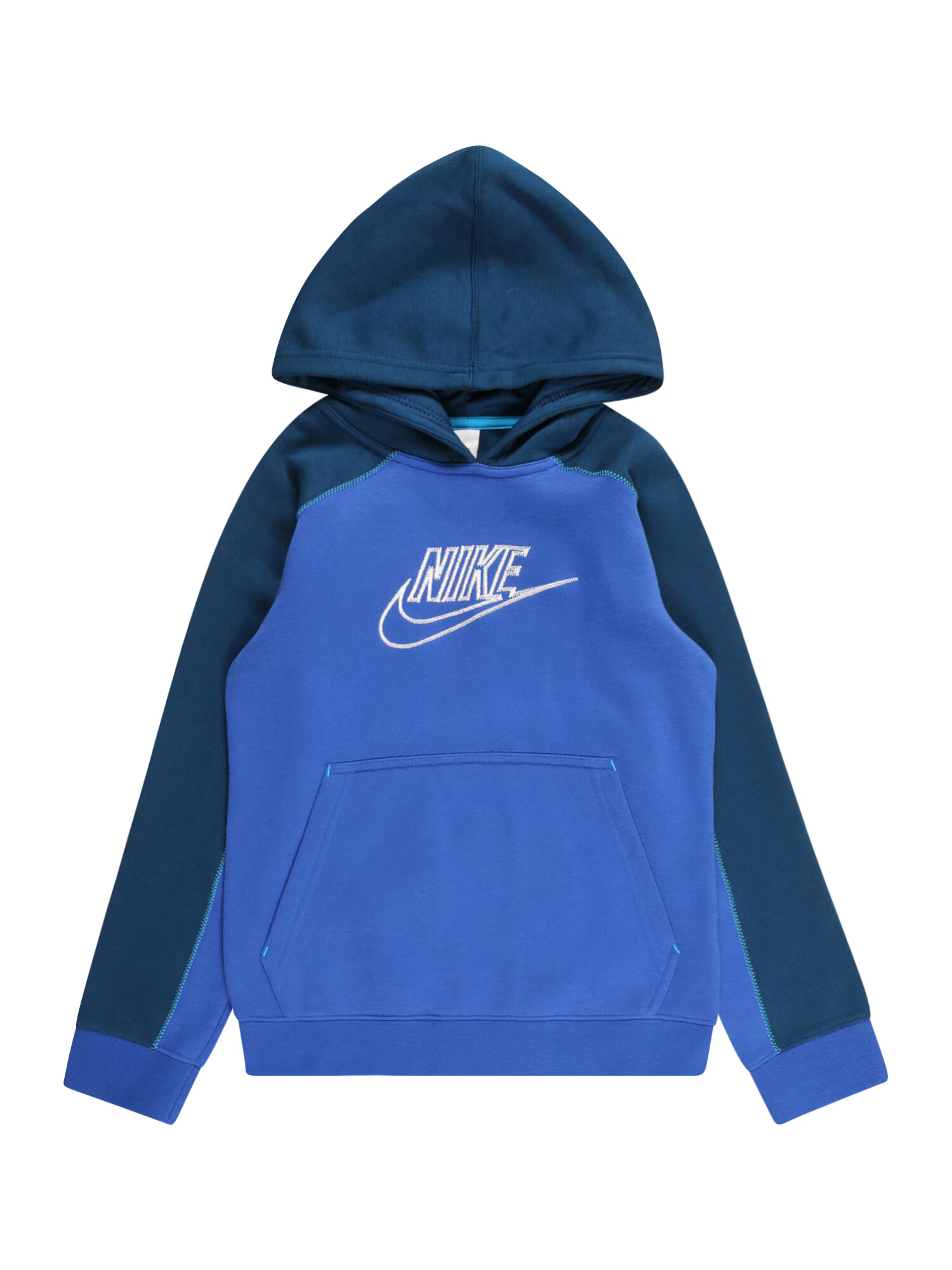 Nike Sportswear Μπλούζα φούτερ μπλε ρουά / σκούρο μπλε / λευκό - Pepit.gr