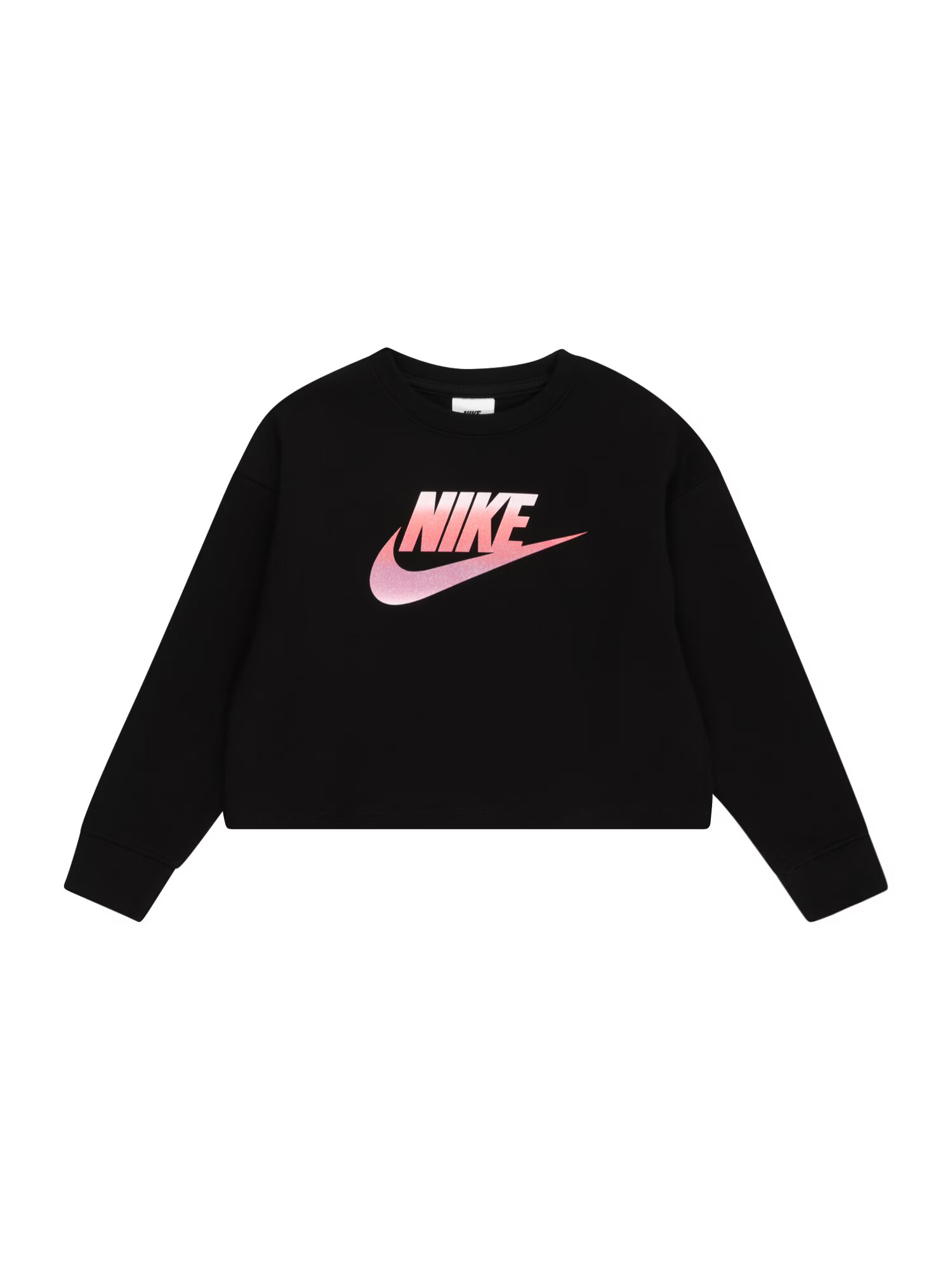 Nike Sportswear Μπλούζα φούτερ ορχιδέα / κοραλί / μαύρο / λευκό - Pepit.gr