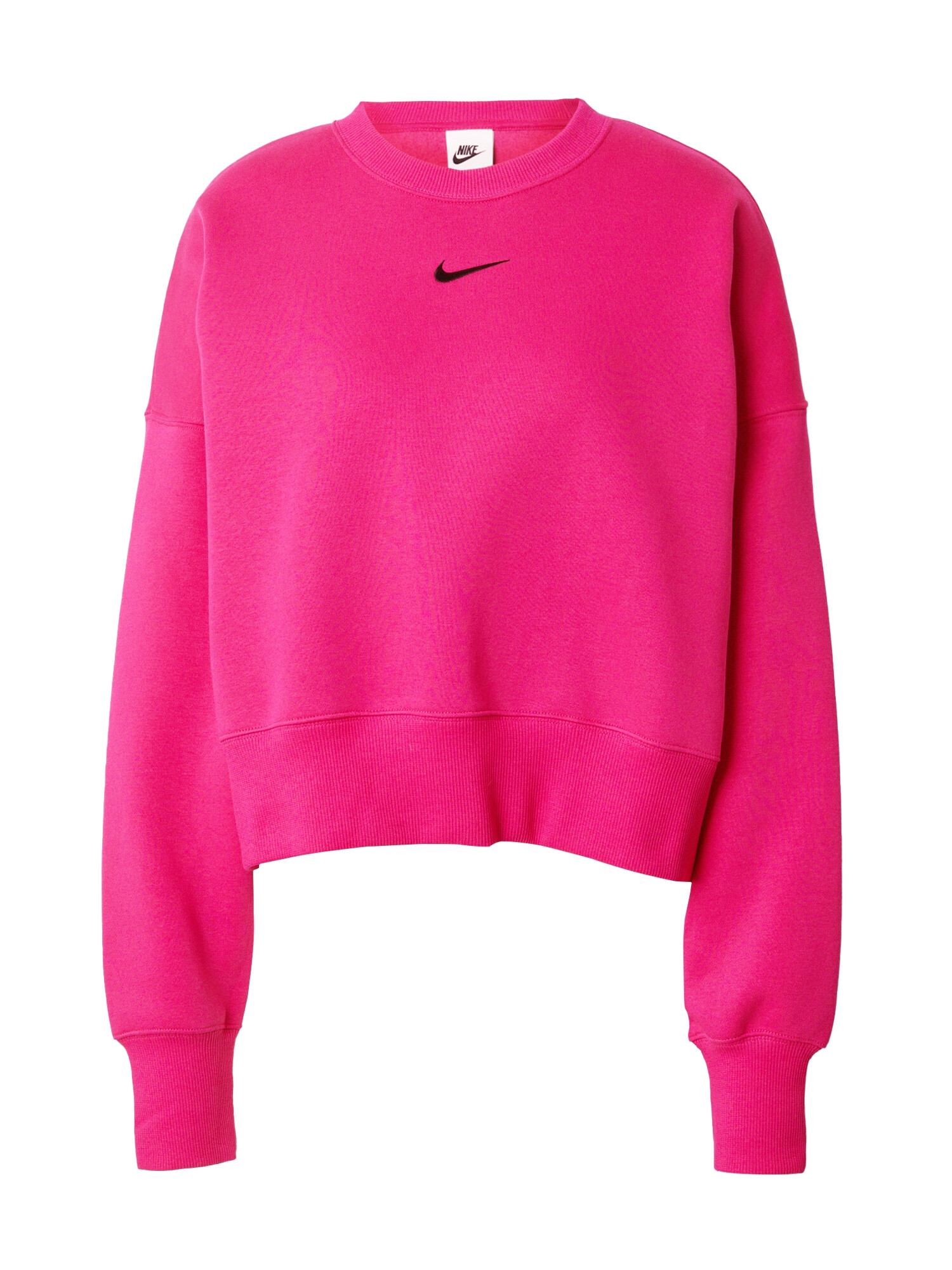 Nike Sportswear Μπλούζα φούτερ 'Phoenix Fleece' ροζ / μαύρο - Pepit.gr