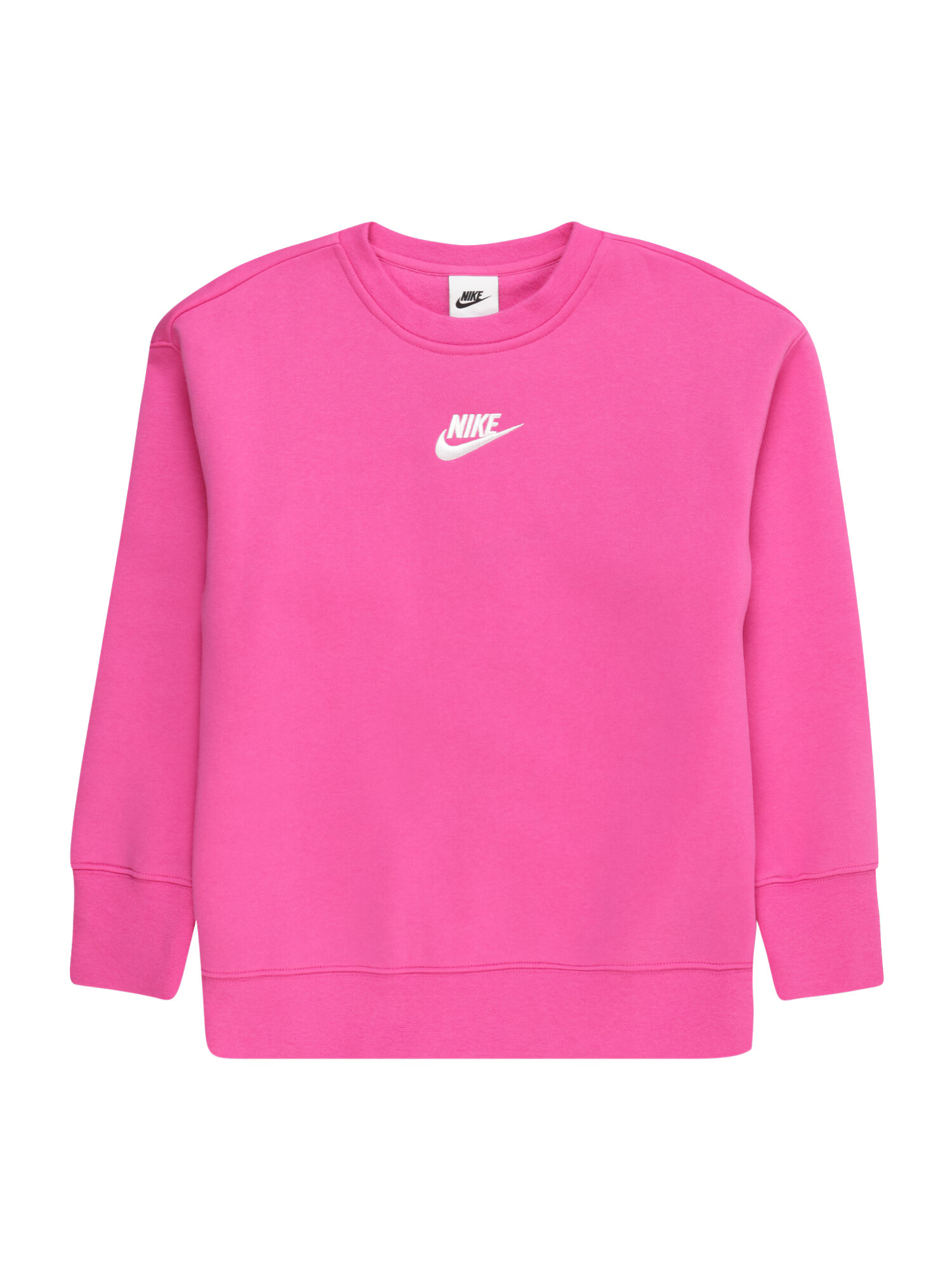 Nike Sportswear Μπλούζα φούτερ φούξια / λευκό - Pepit.gr