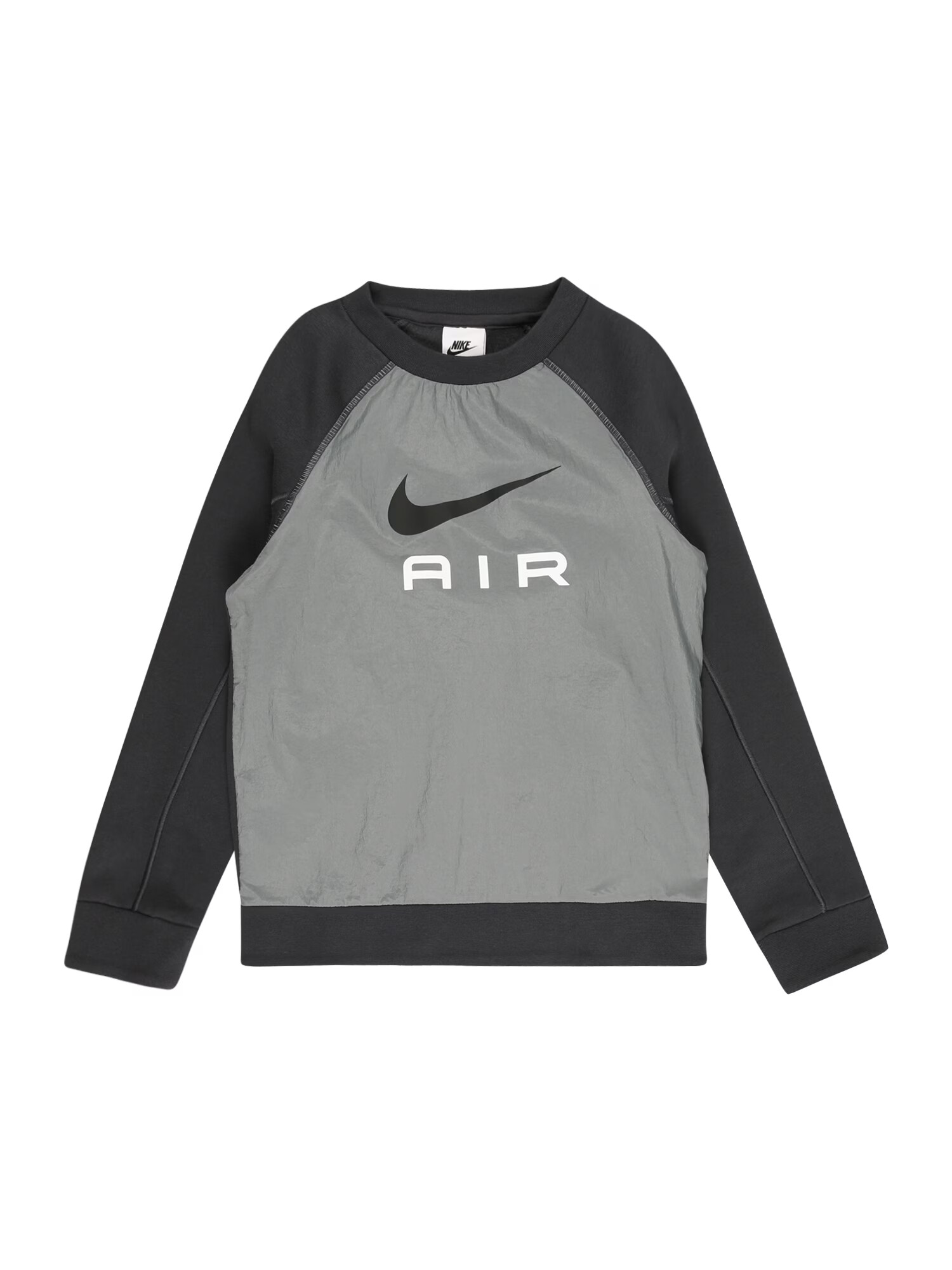 Nike Sportswear Μπλούζα φούτερ σκούρο γκρι / μαύρο / λευκό - Pepit.gr