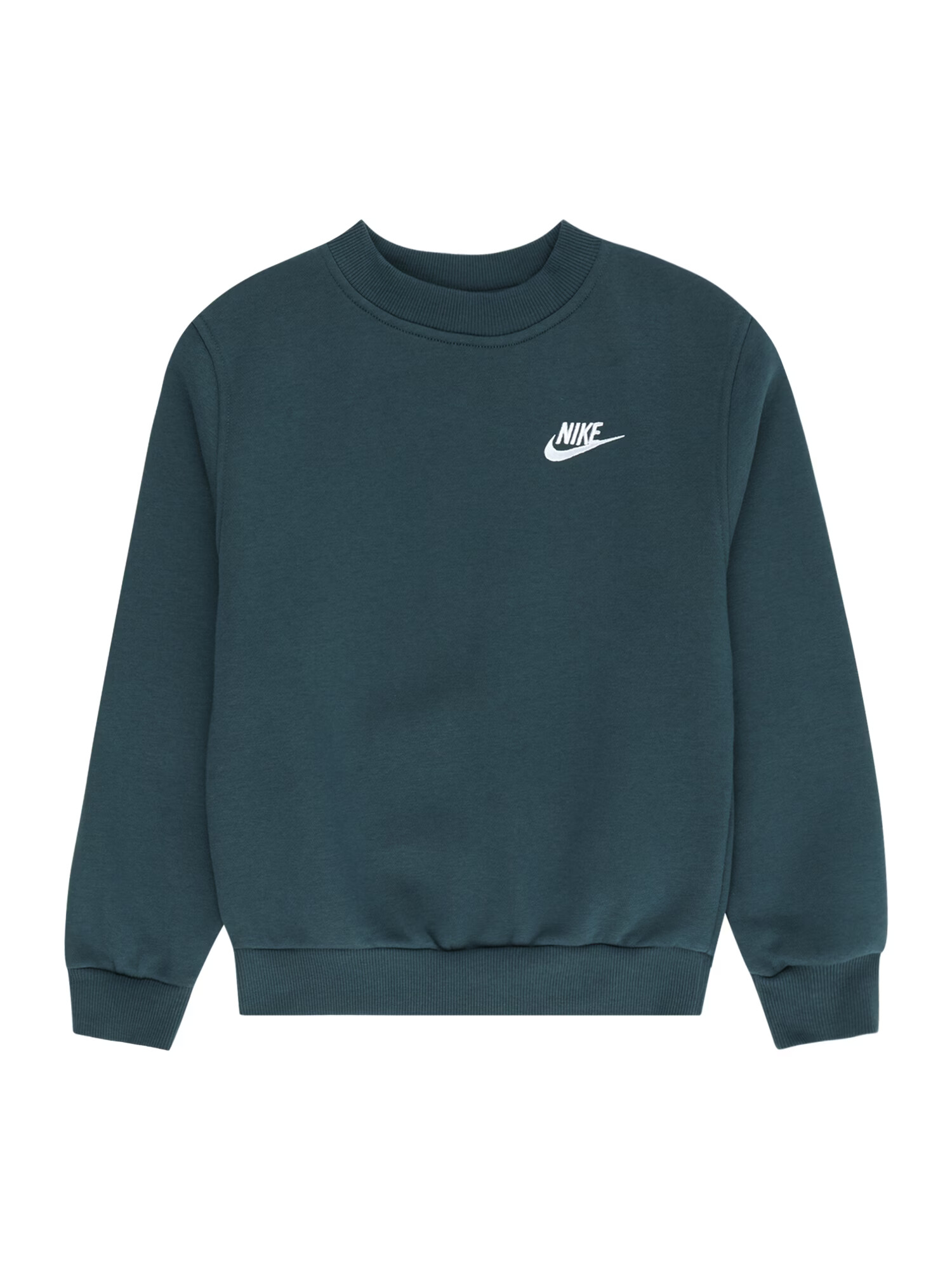 Nike Sportswear Μπλούζα φούτερ 'CLUB FLEECE' σκούρο πράσινο / λευκό - Pepit.gr