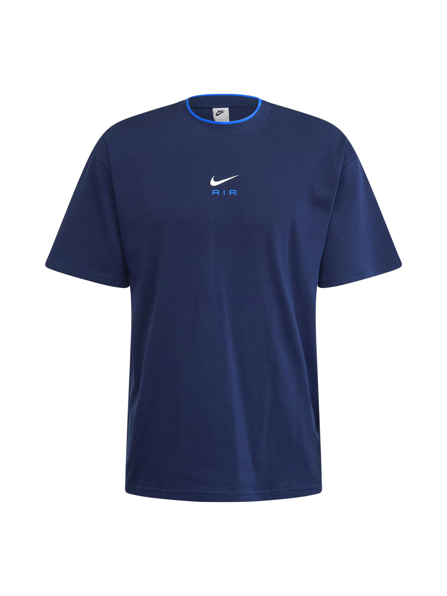 Nike Sportswear Μπλουζάκι αζούρ / σκούρο μπλε / λευκό - Pepit.gr