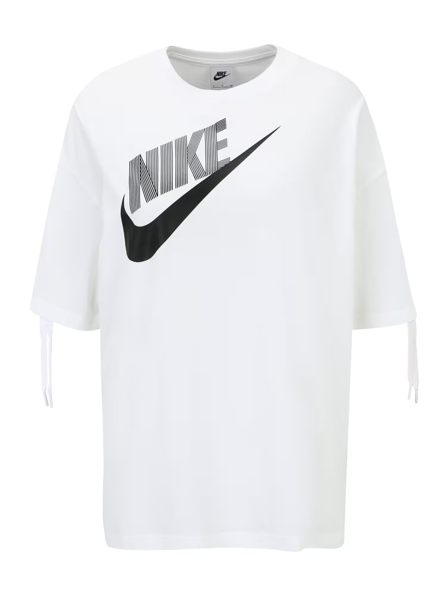 Nike Sportswear Μπλουζάκι γκρι / μαύρο / λευκό - Pepit.gr