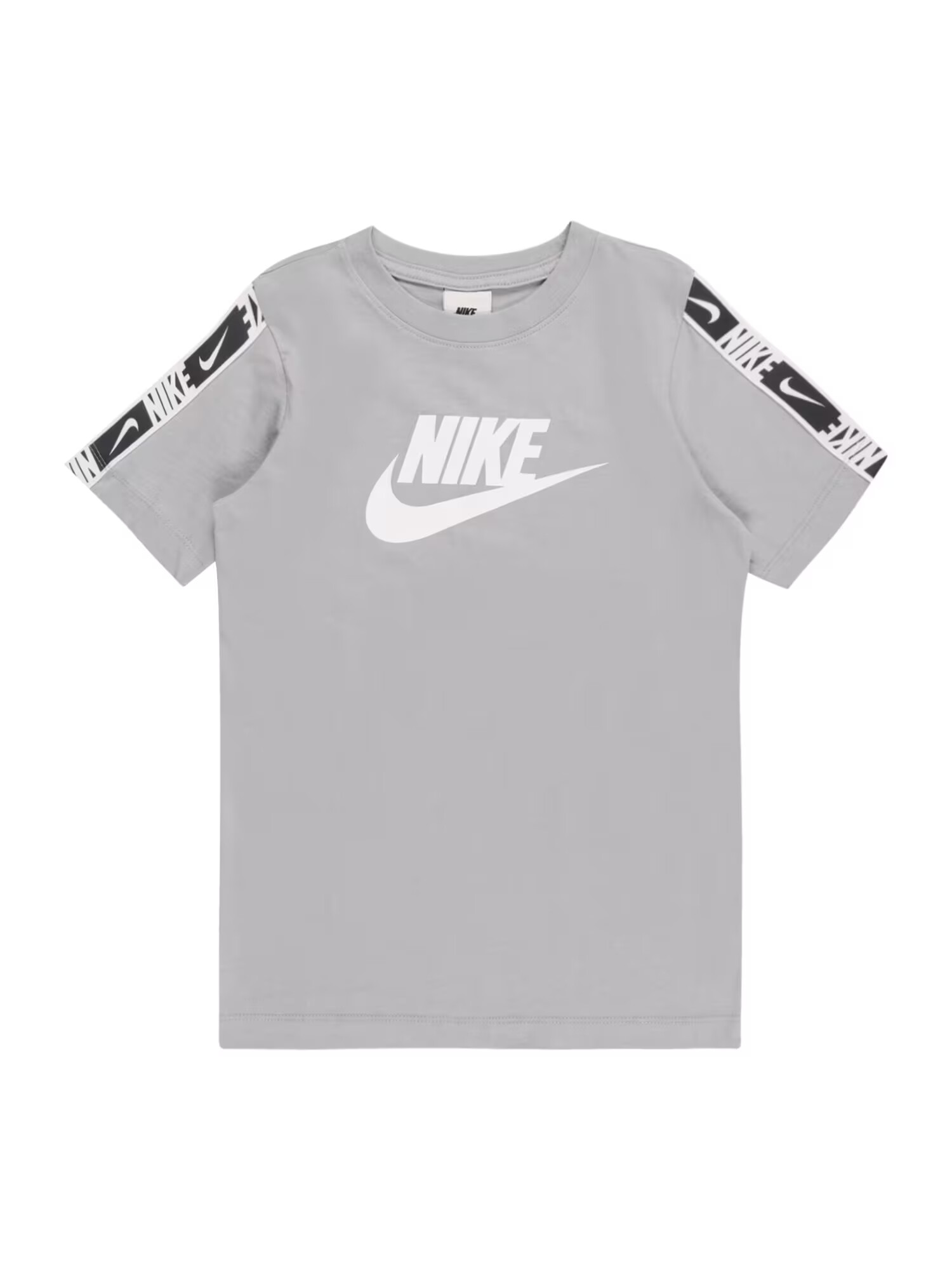 Nike Sportswear Μπλουζάκι γκρι / μαύρο / λευκό - Pepit.gr