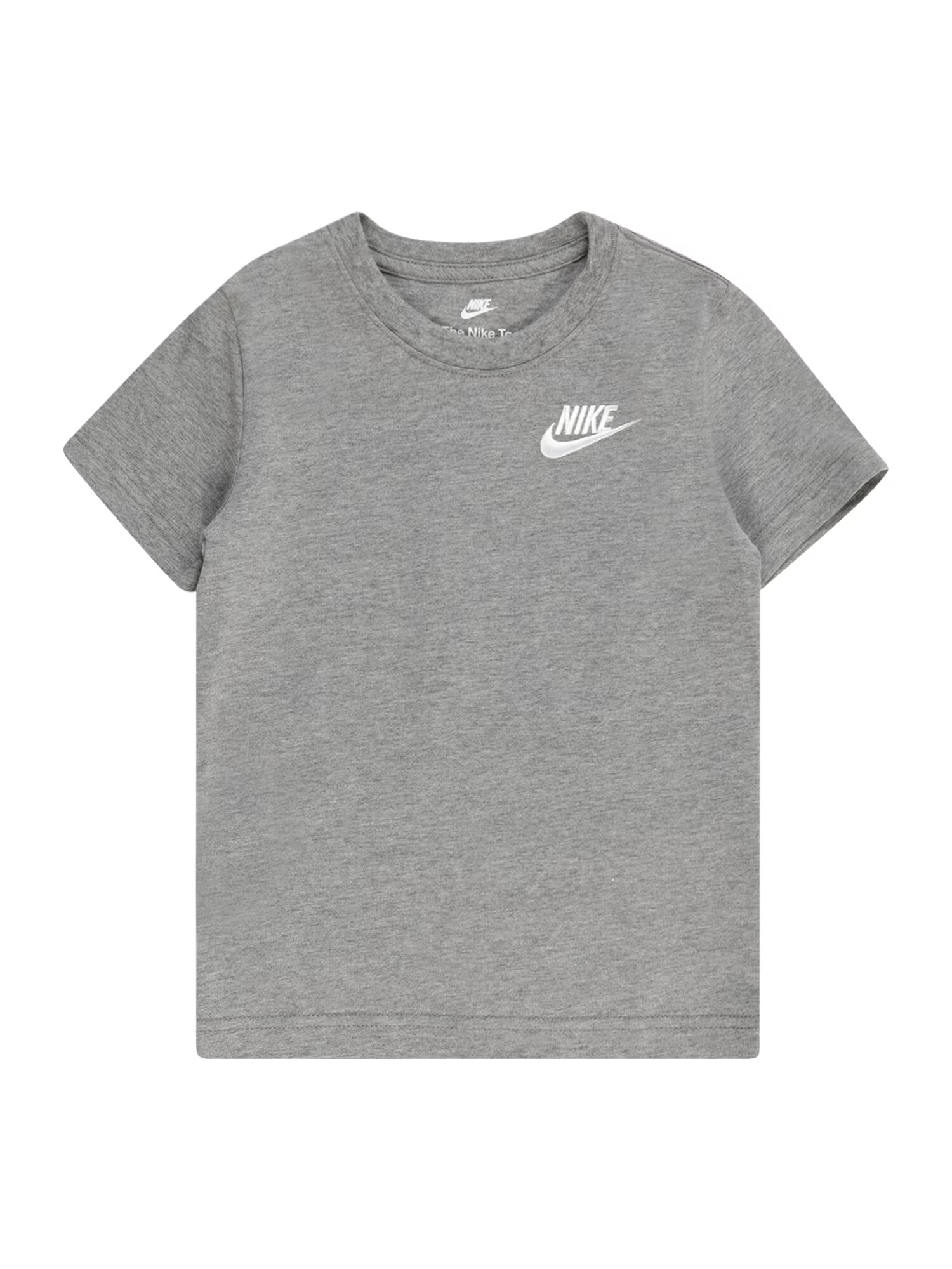 Nike Sportswear Μπλουζάκι γκρι μελανζέ / λευκό - Pepit.gr