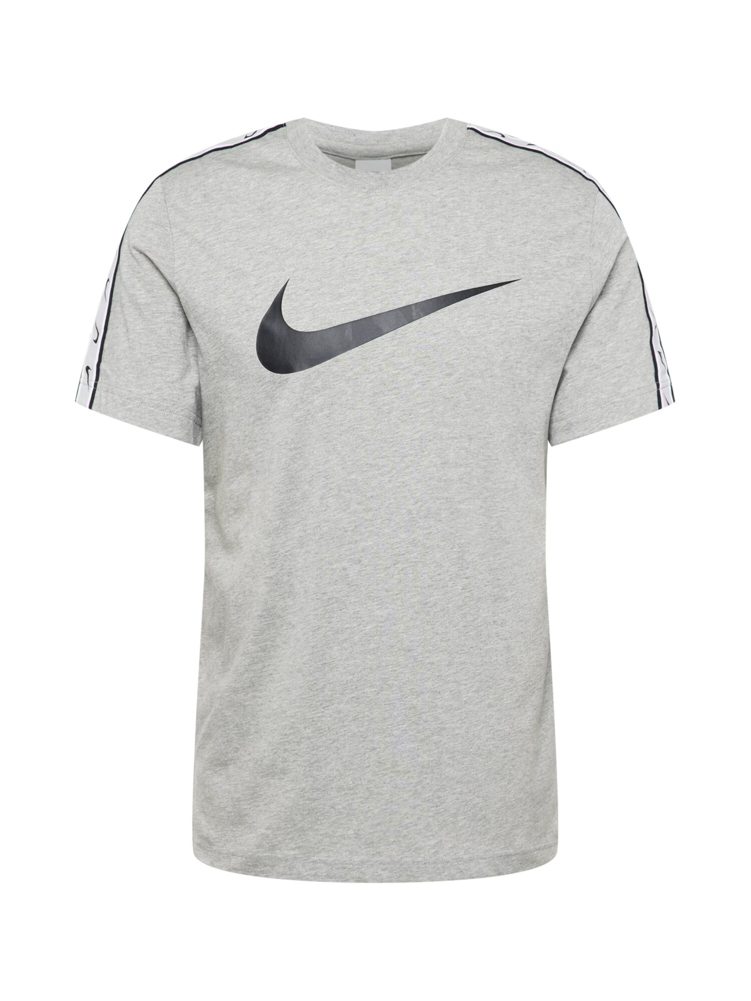 Nike Sportswear Μπλουζάκι γκρι μελανζέ / μαύρο / λευκό - Pepit.gr