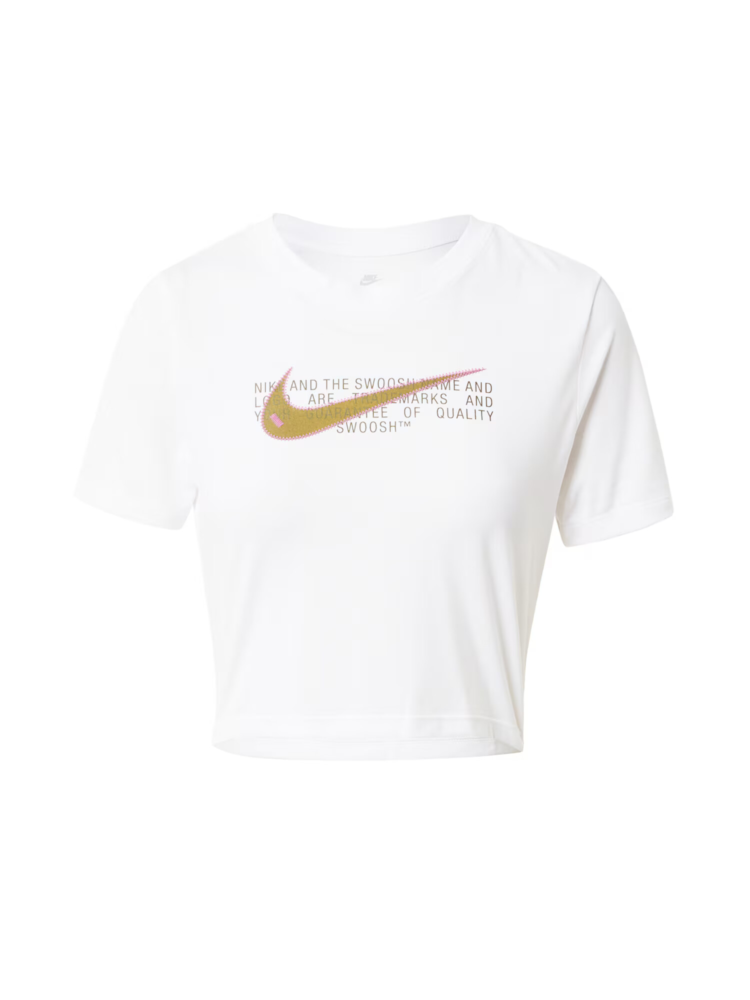 Nike Sportswear Μπλουζάκι χρυσό / λευκό - Pepit.gr