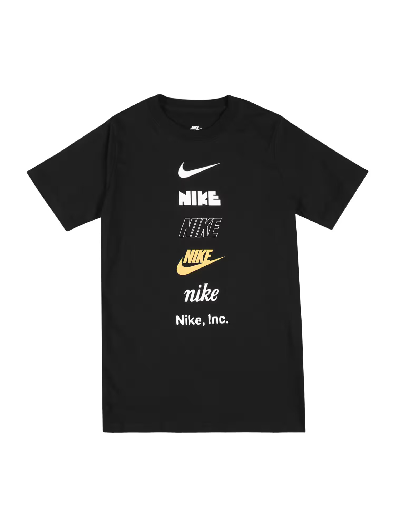 Nike Sportswear Μπλουζάκι κίτρινο / μαύρο / λευκό - Pepit.gr