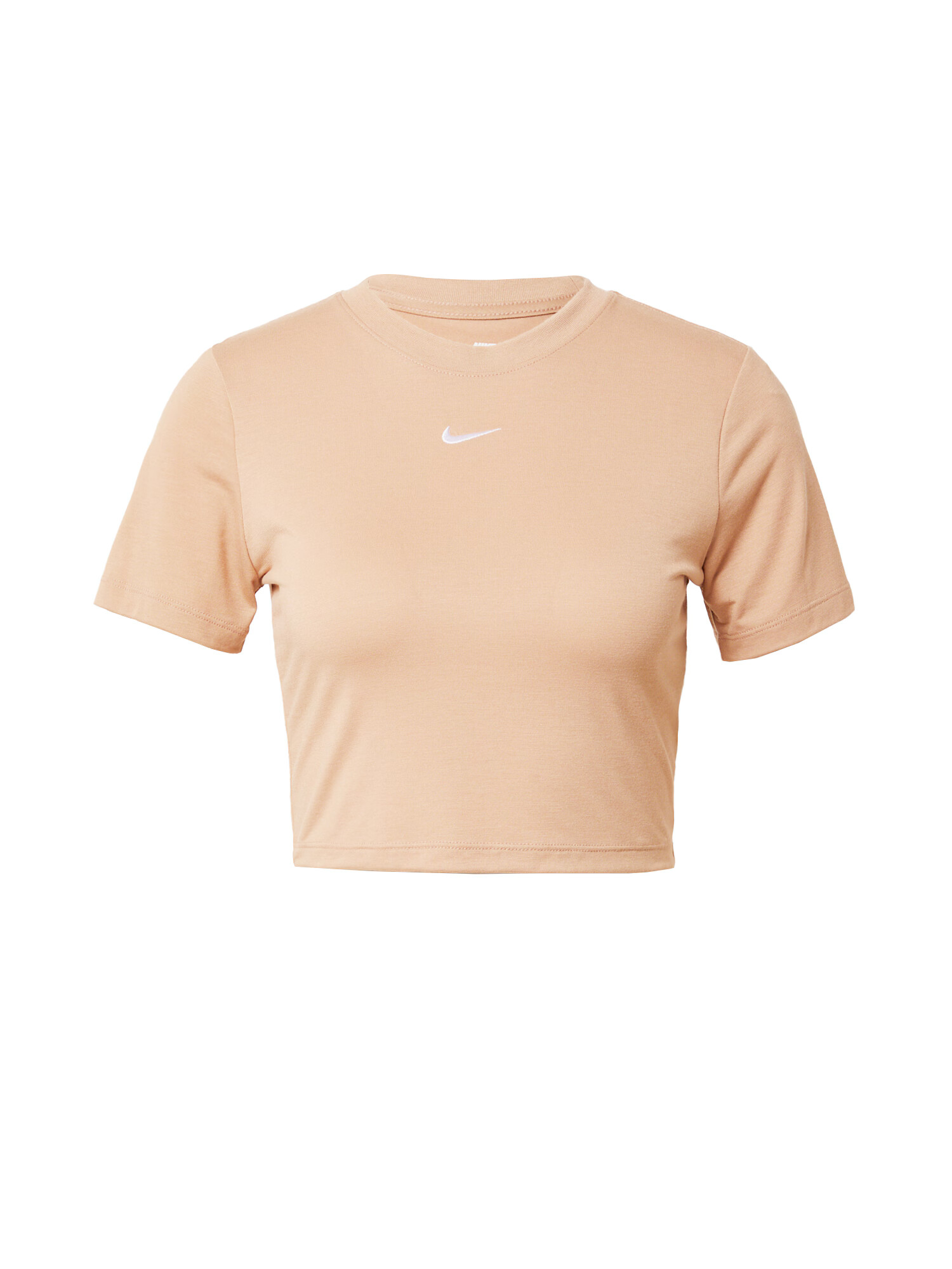 Nike Sportswear Μπλουζάκι μπεζ / λευκό - Pepit.gr