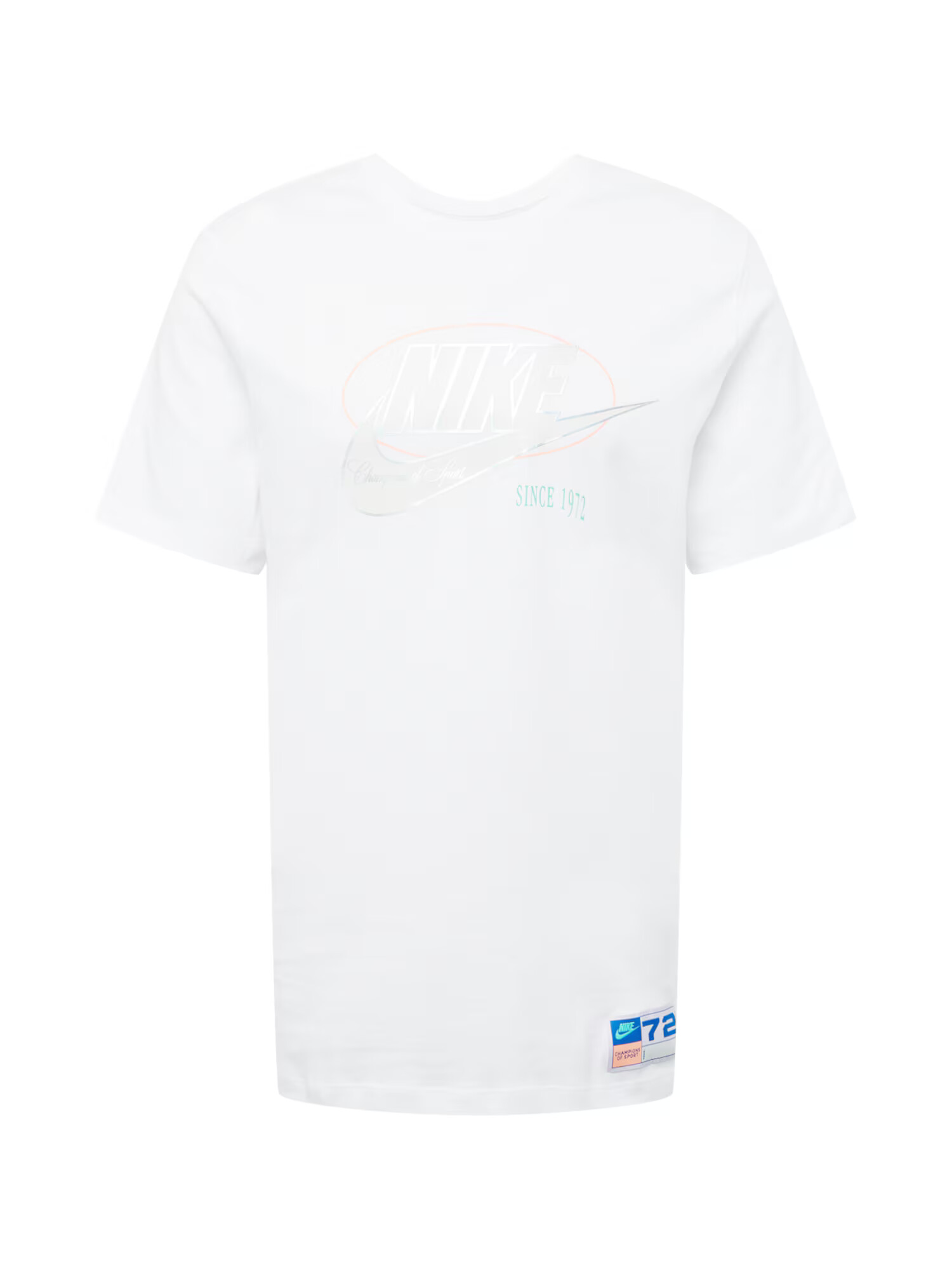 Nike Sportswear Μπλουζάκι μπλε / βερικοκί / ασημί / λευκό - Pepit.gr