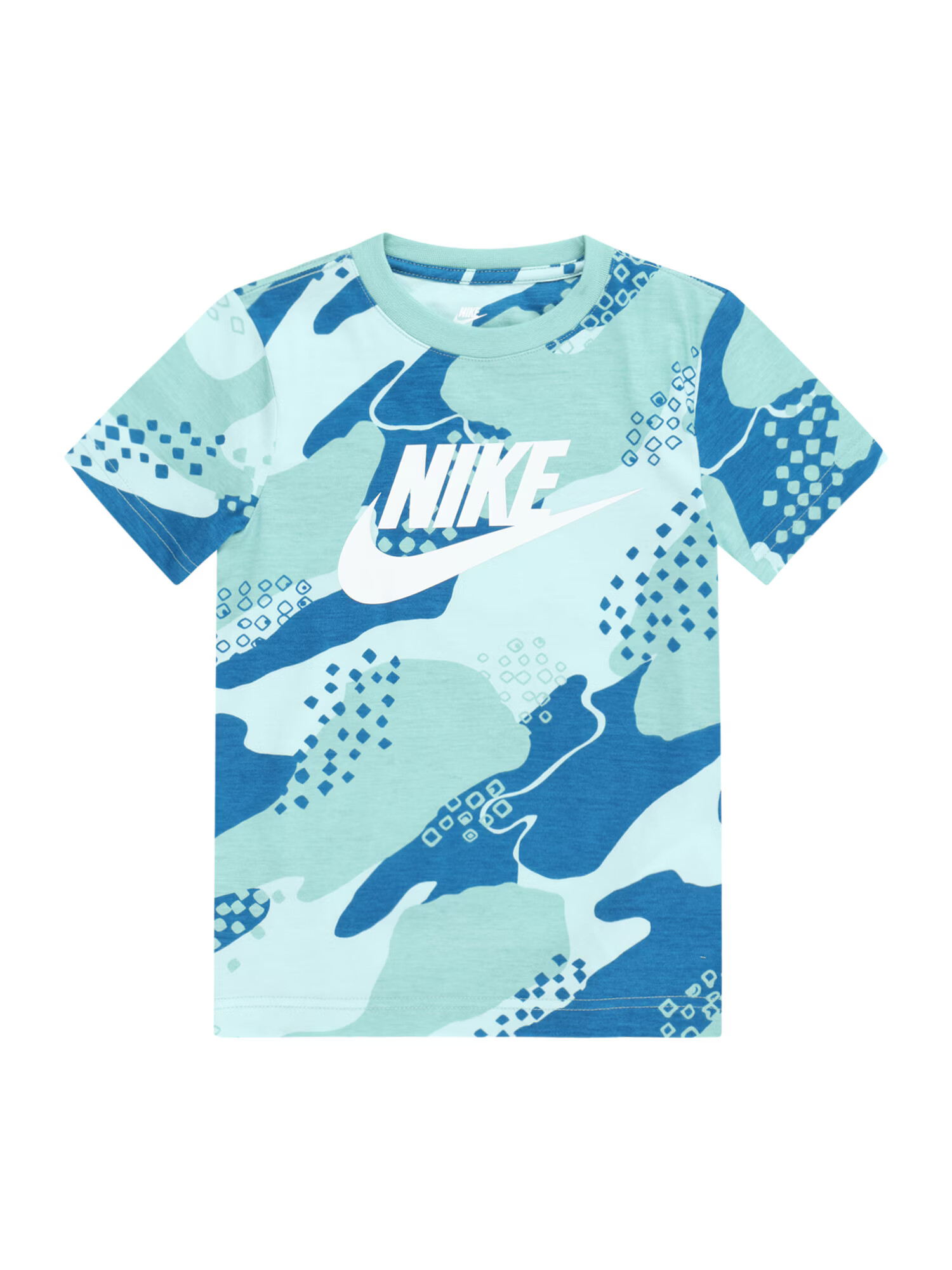 Nike Sportswear Μπλουζάκι μπλε / τιρκουάζ / γαλάζιο / λευκό - Pepit.gr