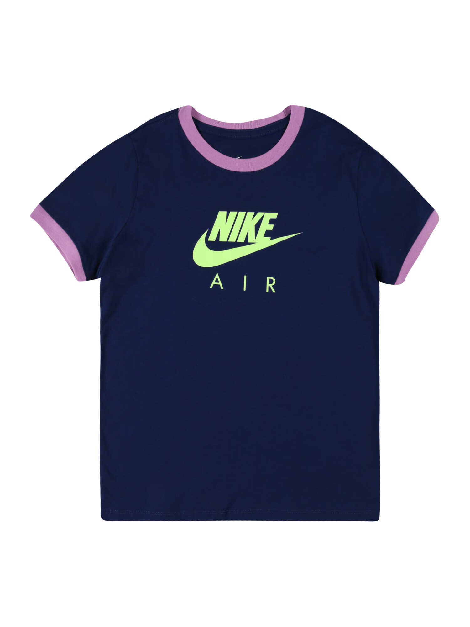 Nike Sportswear Μπλουζάκι ναυτικό μπλε / πράσινο νέον / λιλά - Pepit.gr