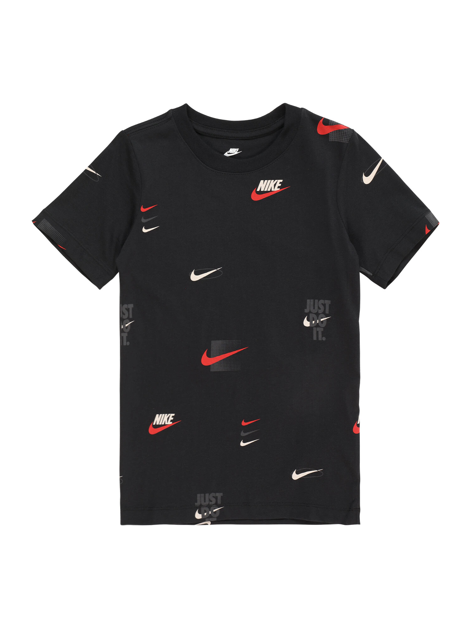 Nike Sportswear Μπλουζάκι σκούρο γκρι / κόκκινο / μαύρο / λευκό - Pepit.gr