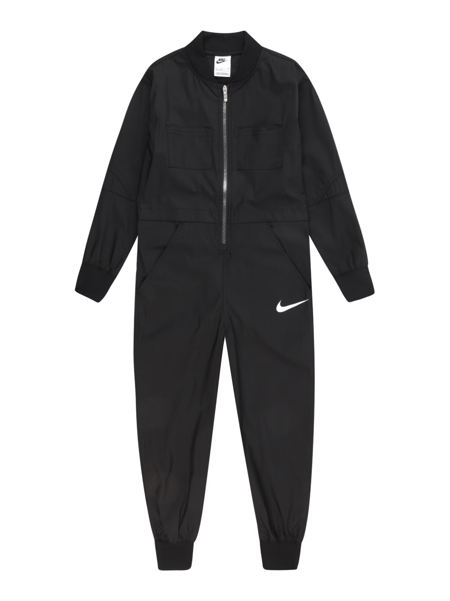 Nike Sportswear Overall μαύρο / λευκό - Pepit.gr