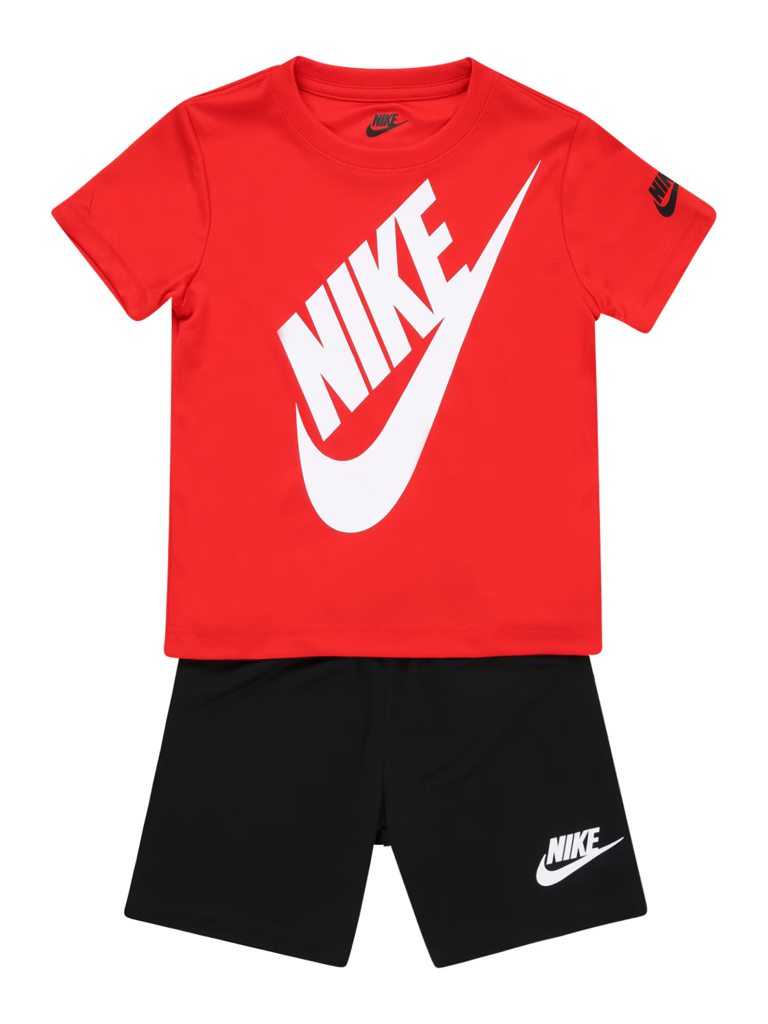 Nike Sportswear Φόρμα τρεξίματος ανοικτό κόκκινο / μαύρο / λευκό - Pepit.gr