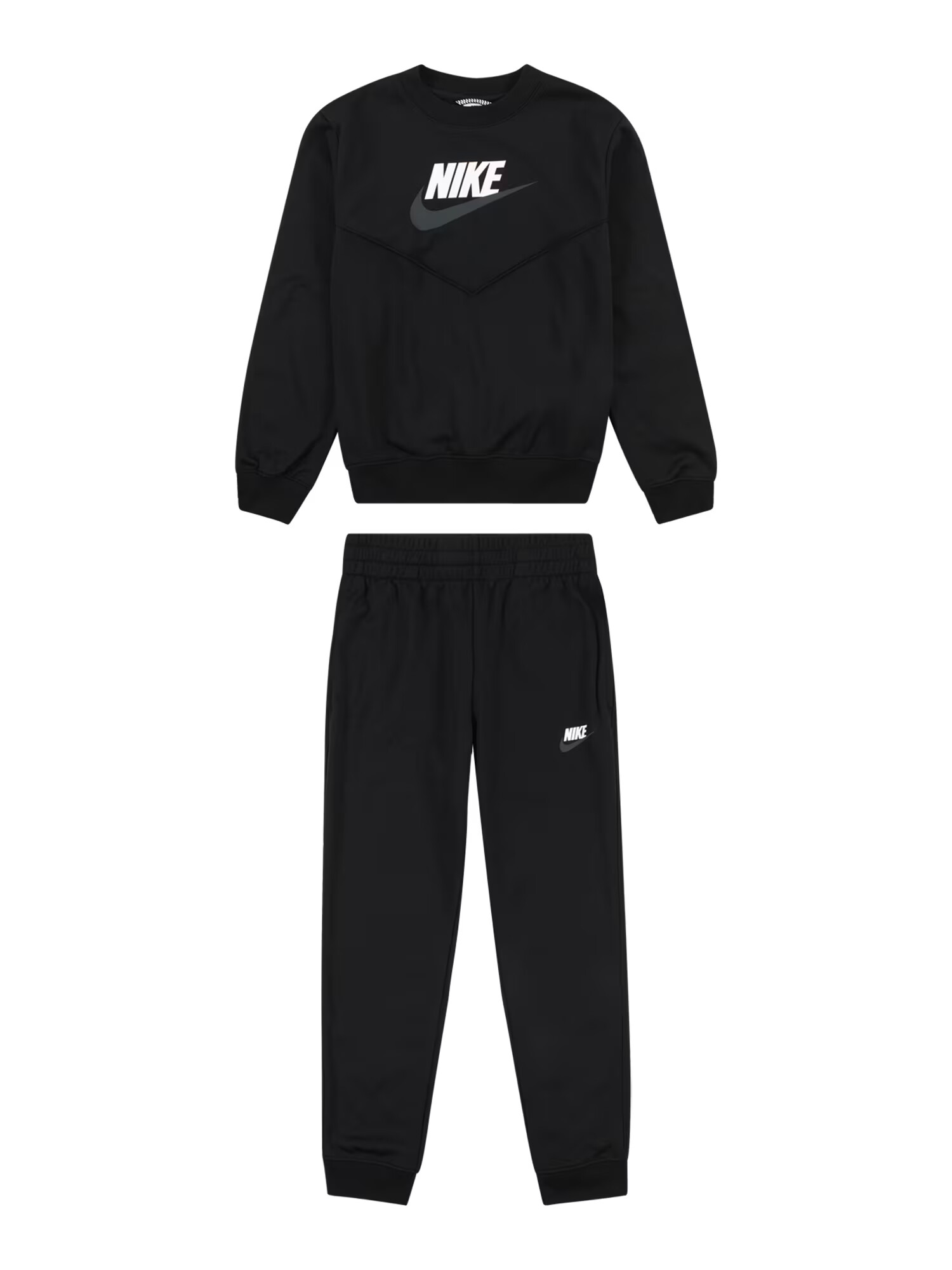 Nike Sportswear Φόρμα τρεξίματος γκρι / μαύρο / λευκό - Pepit.gr