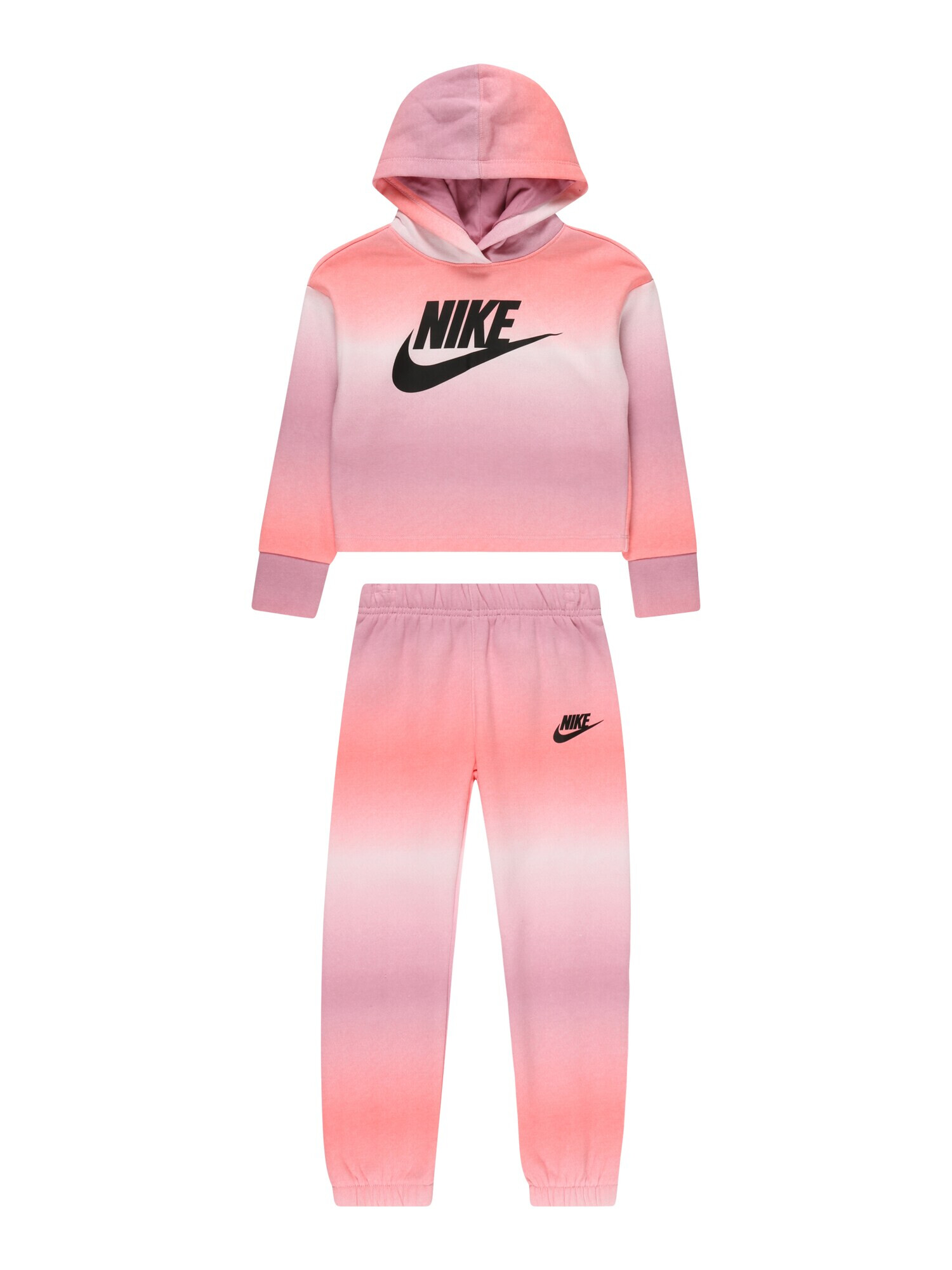 Nike Sportswear Φόρμα τρεξίματος μοβ / ανοικτό ροζ / μαύρο - Pepit.gr