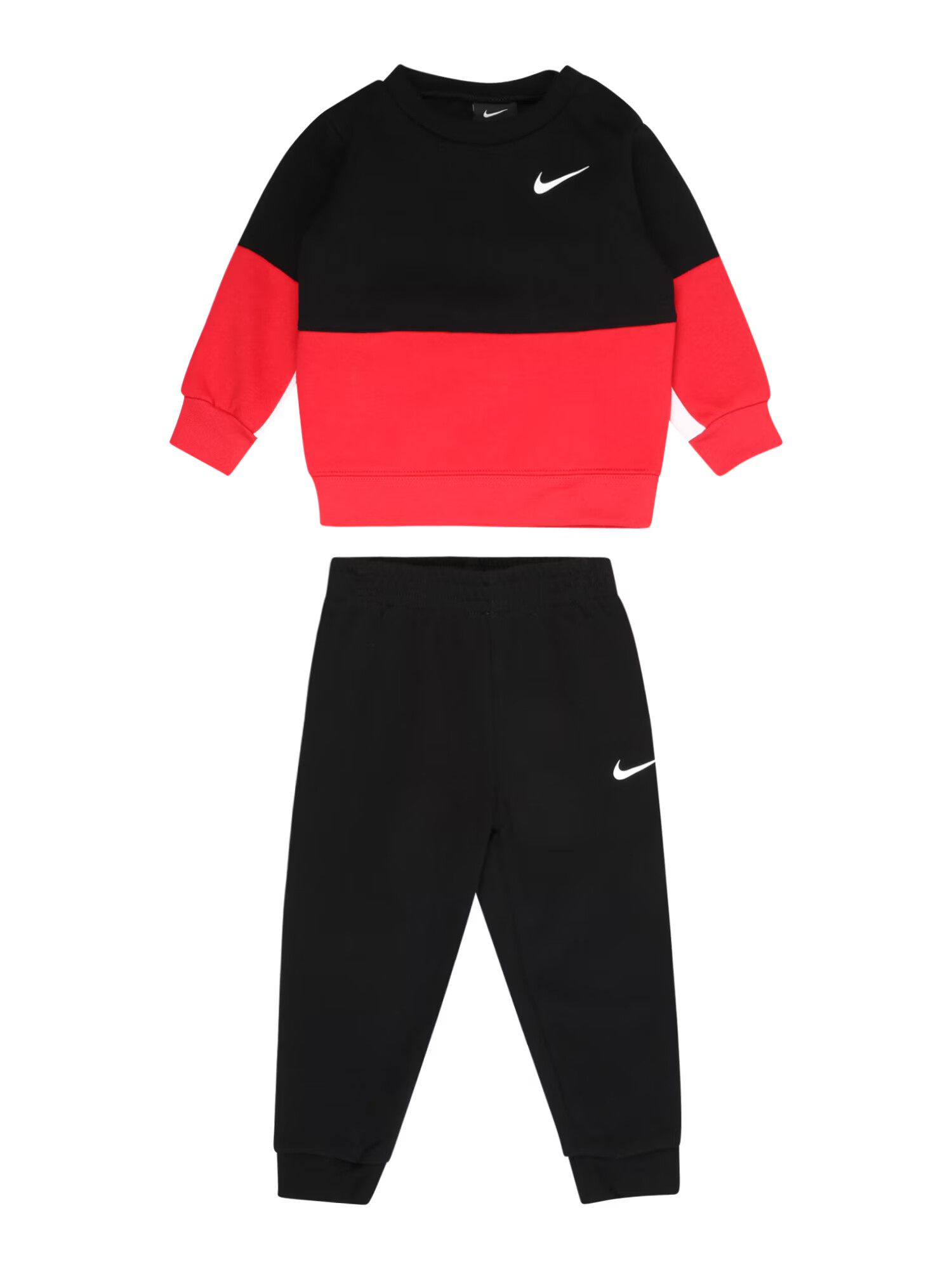 Nike Sportswear Φόρμα τρεξίματος 'ROOKIE' κόκκινο / μαύρο / λευκό - Pepit.gr