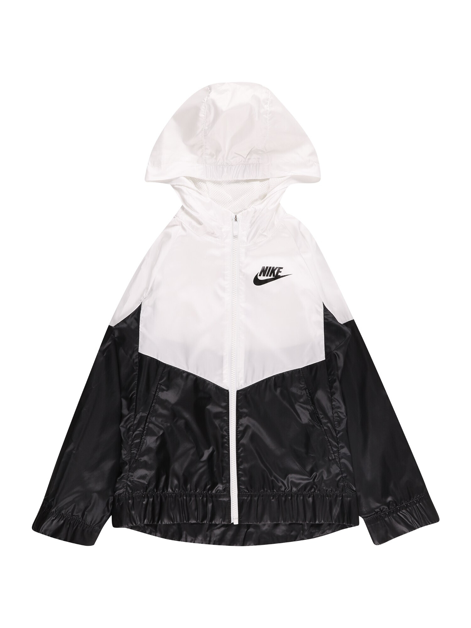 Nike Sportswear Φθινοπωρινό και ανοιξιάτικο μπουφάν μαύρο / λευκό - Pepit.gr