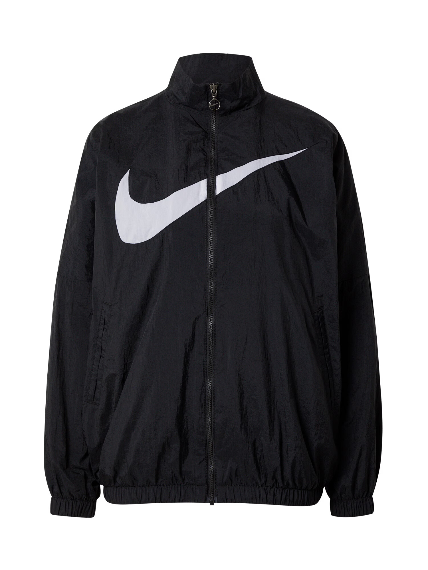 Nike Sportswear Φθινοπωρινό και ανοιξιάτικο μπουφάν μαύρο / λευκό - Pepit.gr